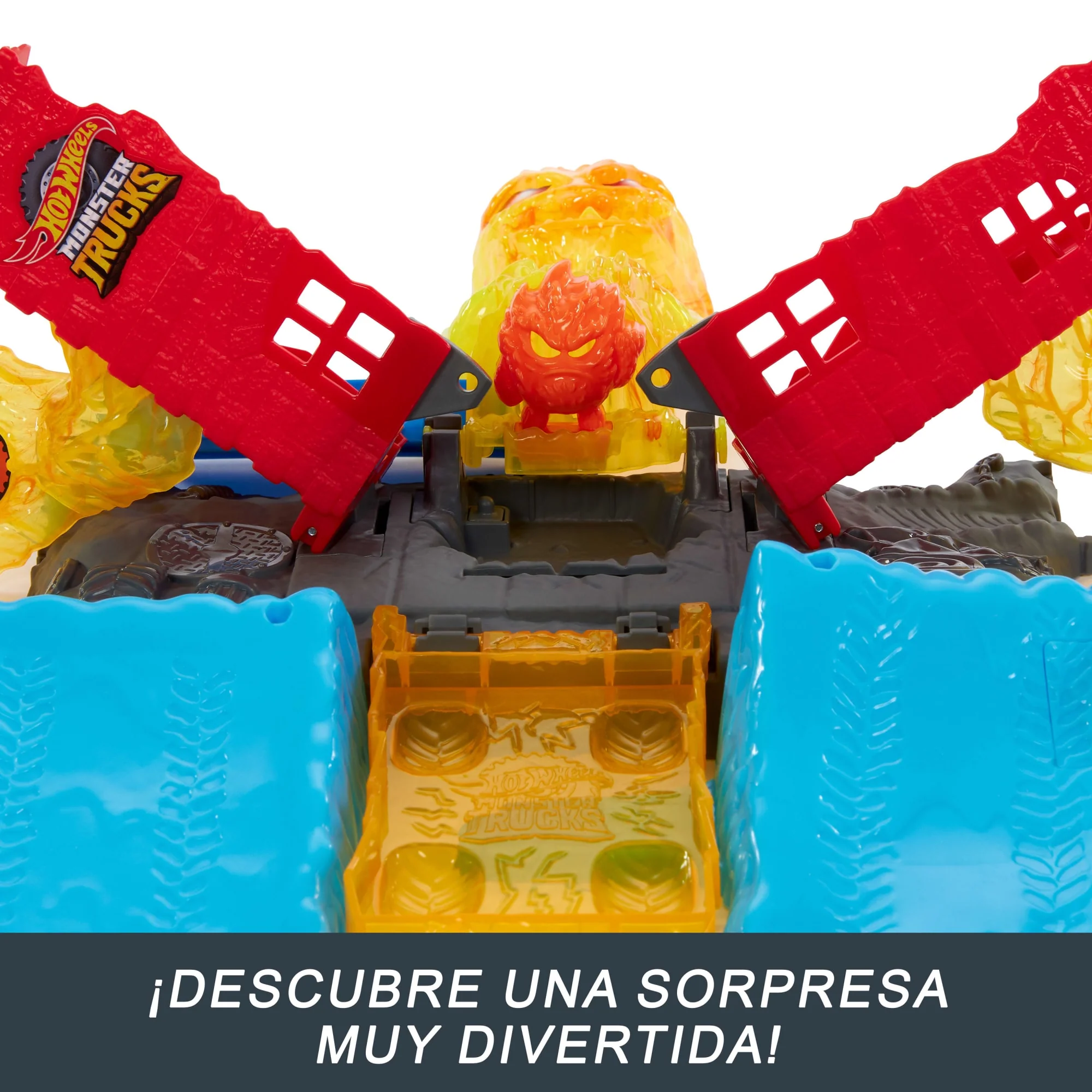 Conjunto De Juego De Semifinales Arena Smashers De Monster Trucks De Hot Wheels - Image 4