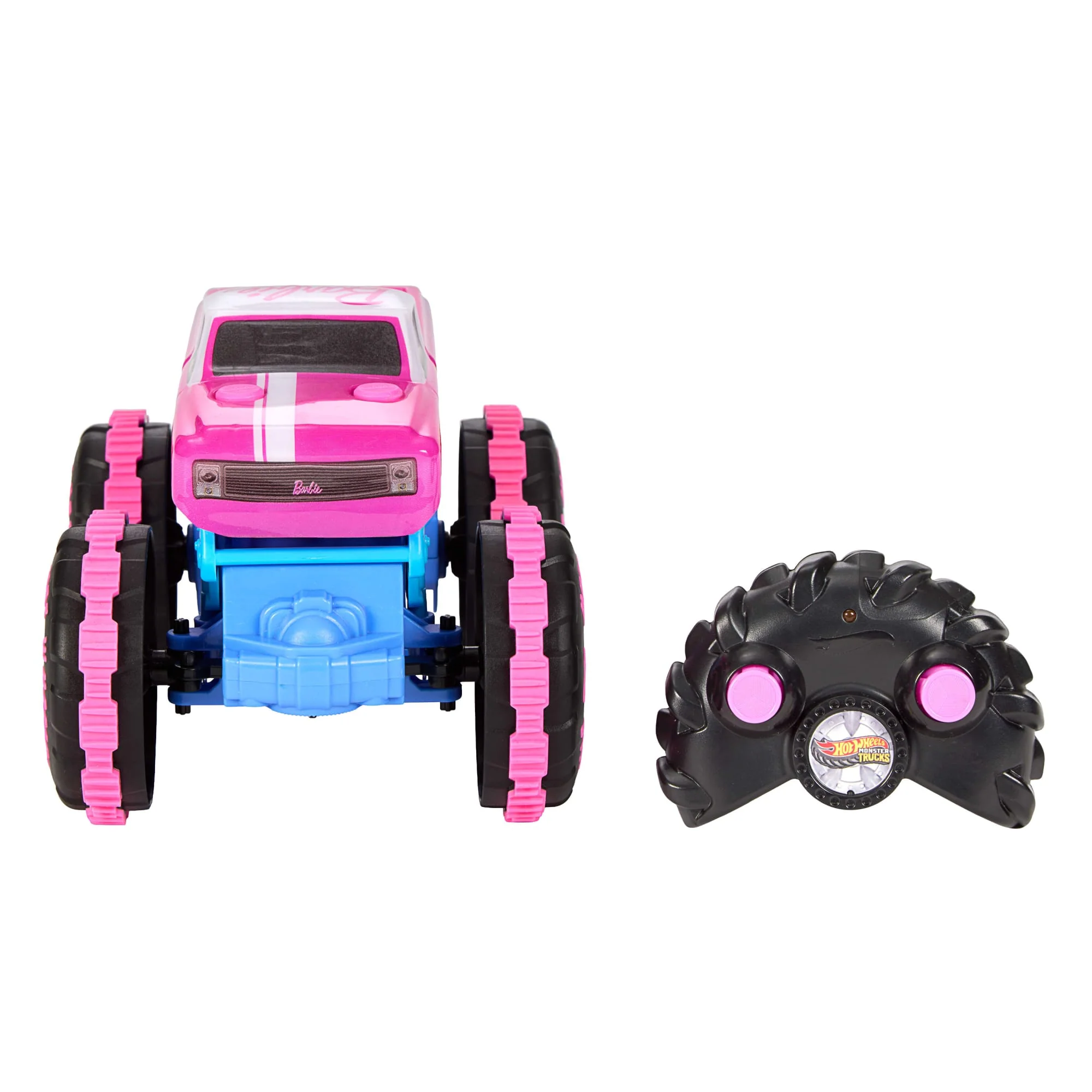 Hot Wheels Monster Trucks Barbie Ferngesteuertes Spielfahrzeug Im Maßstab 1:24, Batteriegetriebener Truck Mit Fernbedienung - Image 5