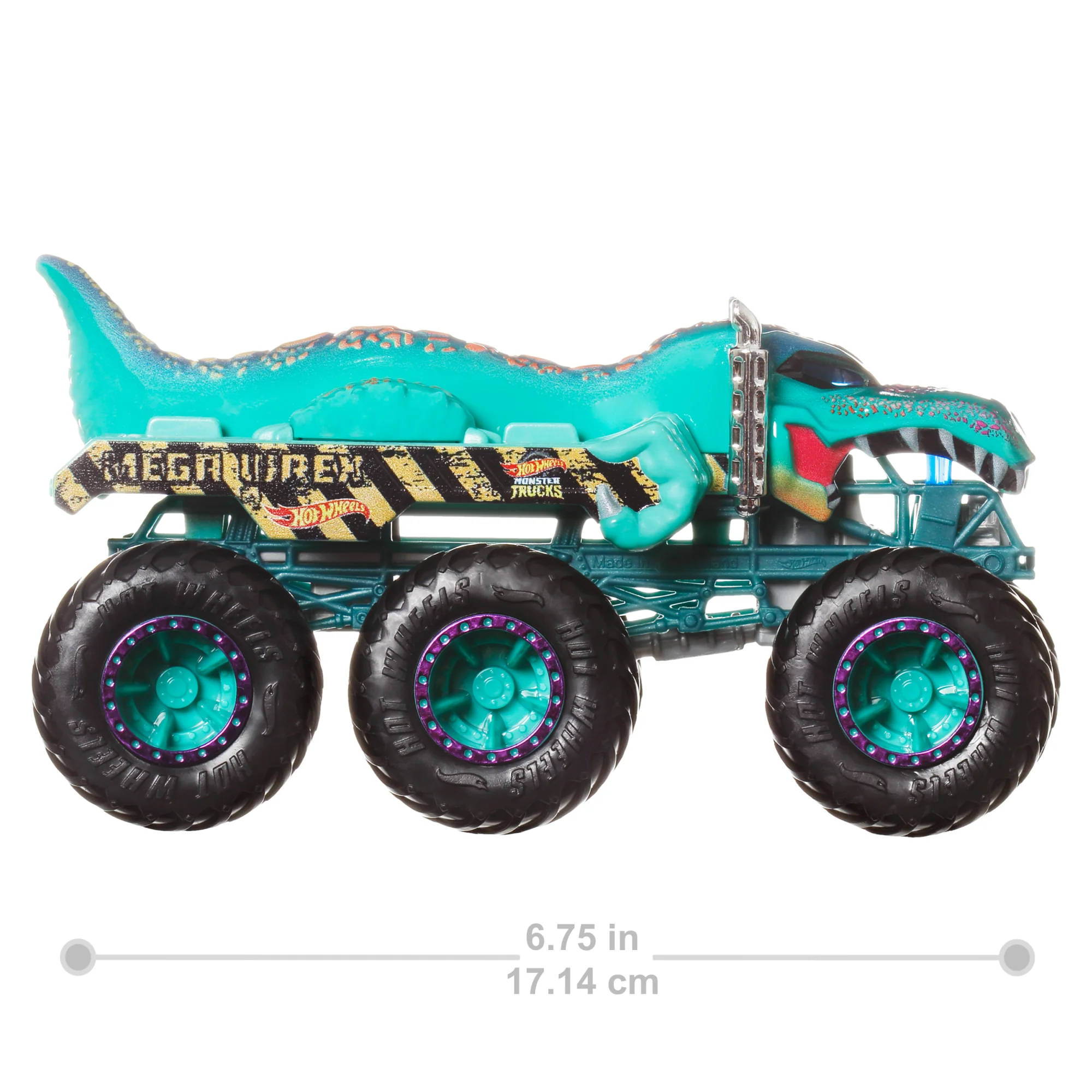 Hot Wheels Monster Trucks Big Rigs, 1:64 Scale Die-Cast Toy Truck With 6 Wheels (Styles May Vary) - Image 3