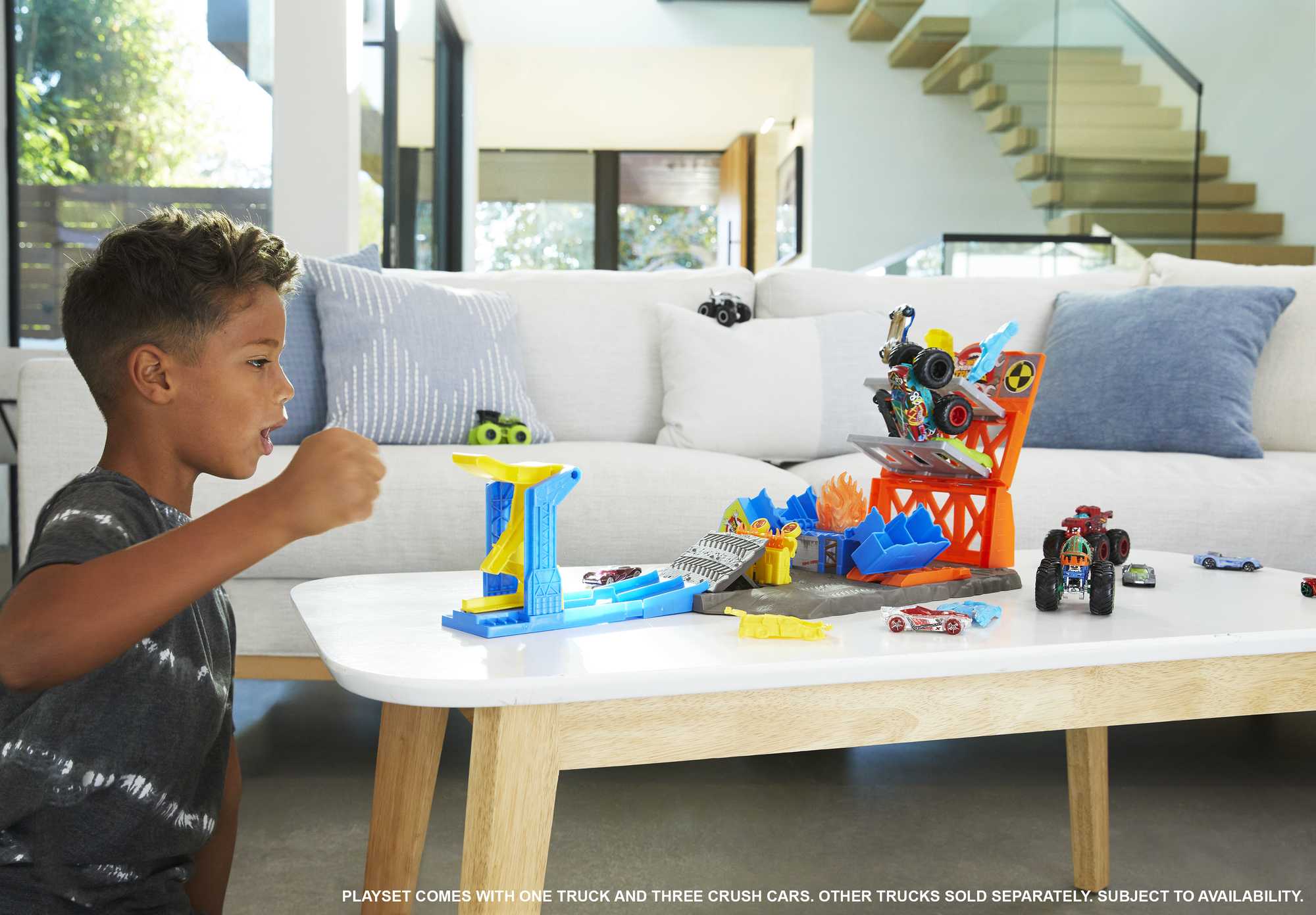 Hot Wheels Monster Trucks Blast Station Playset - Image 2