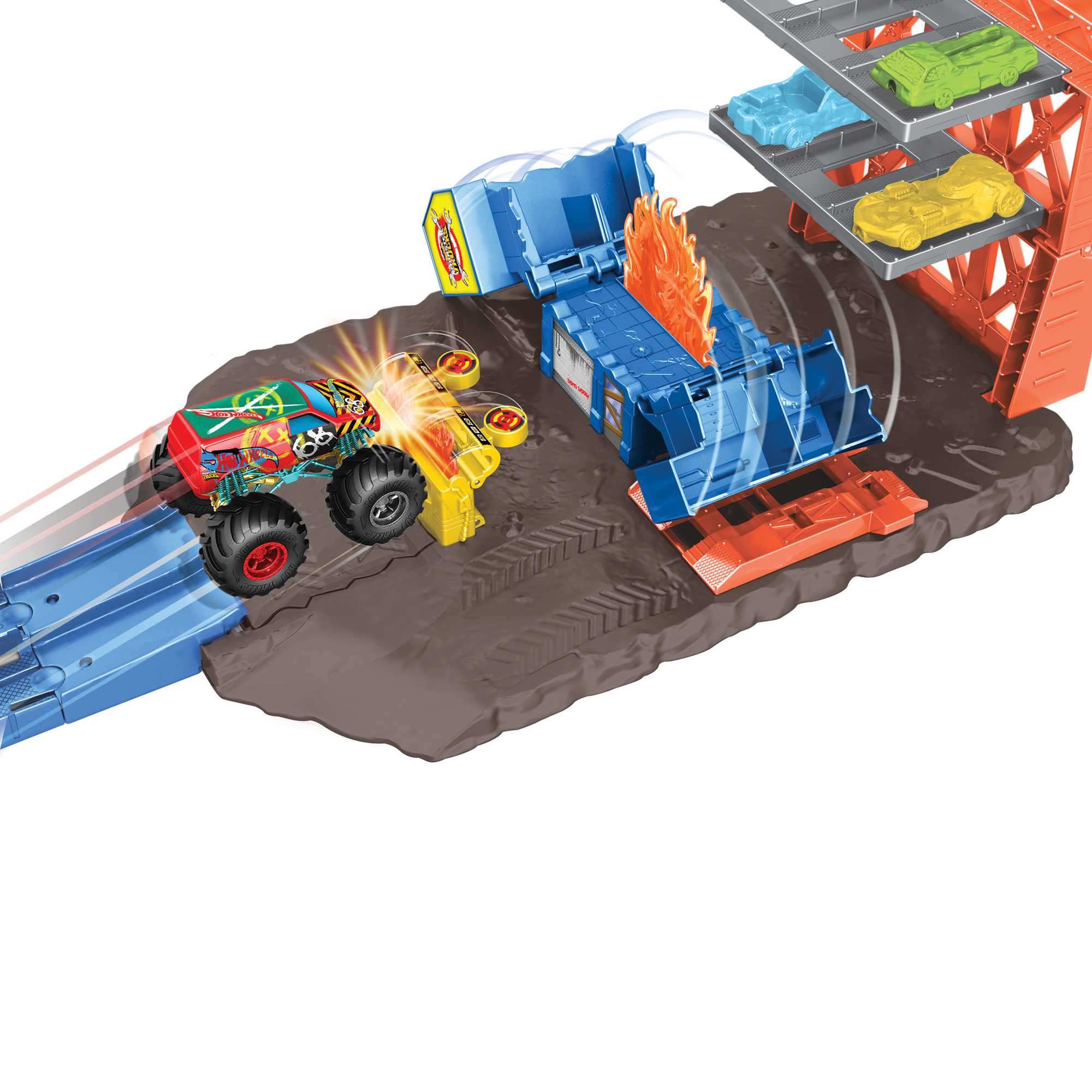 Hot Wheels Monster Trucks Blast Station Playset - Image 4