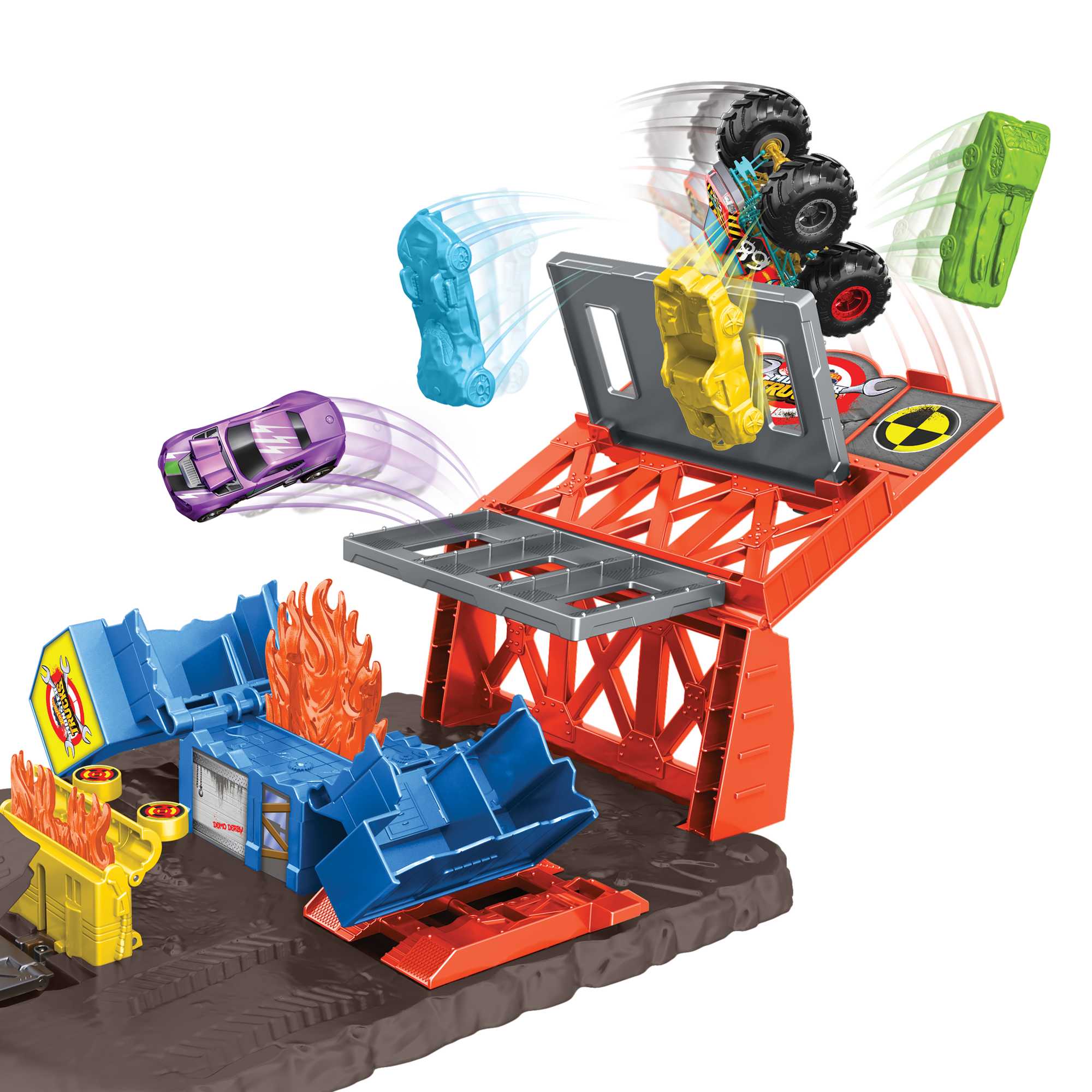 Hot Wheels Monster Trucks Blast Station Playset - Image 5