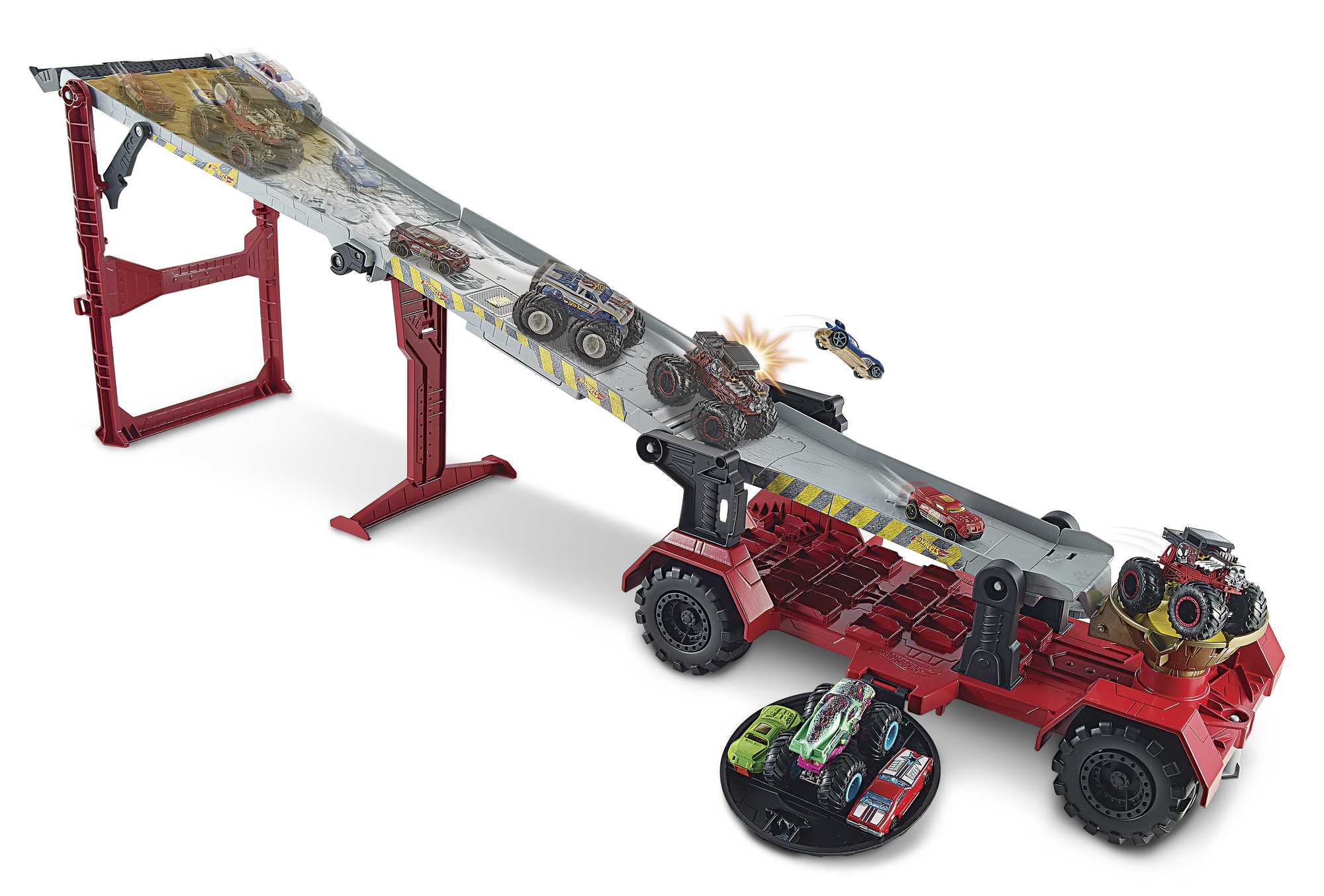 Hot Wheels – Monster Trucks – Coffret Camion Piste Géant - Image 3