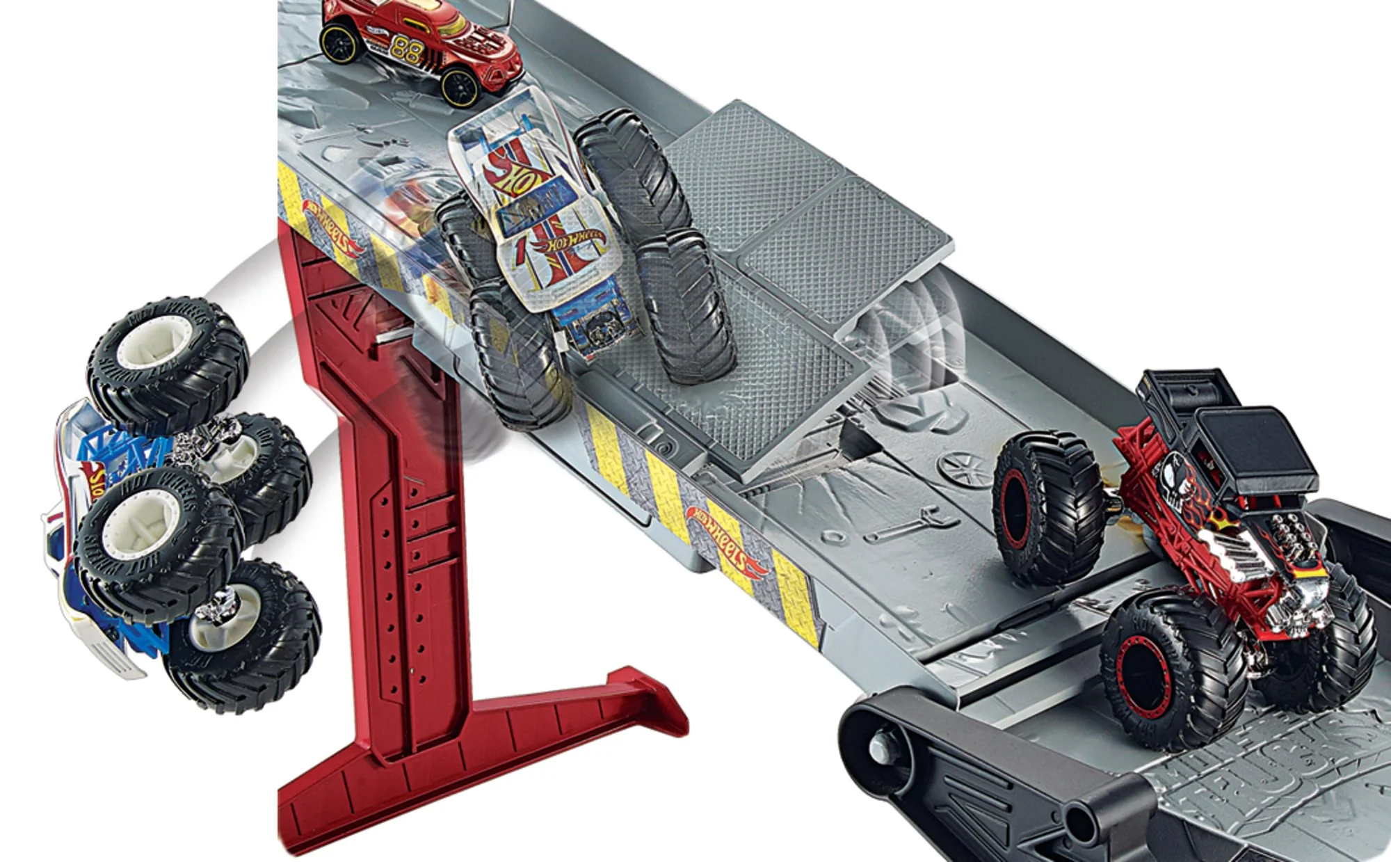 Hot Wheels – Monster Trucks – Coffret Camion Piste Géant - Image 5