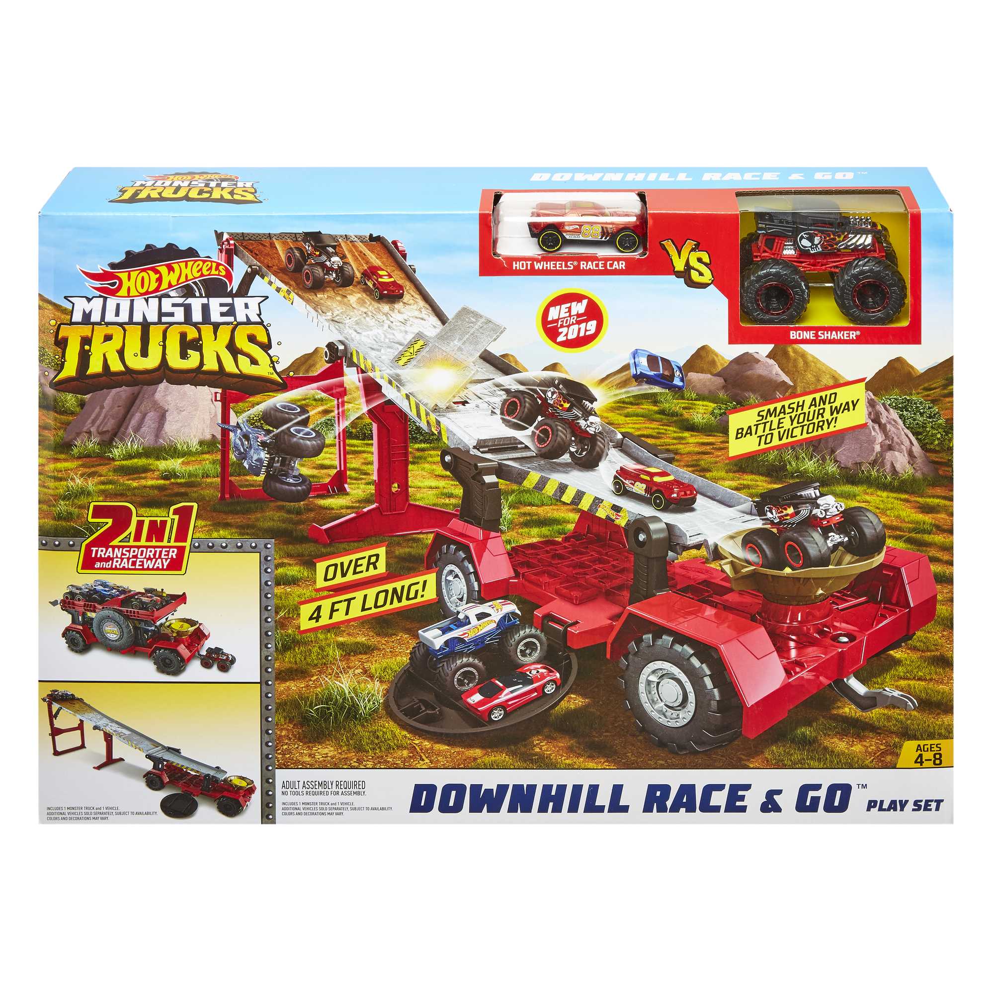 Hot Wheels – Monster Trucks – Coffret Camion Piste Géant - Image 6