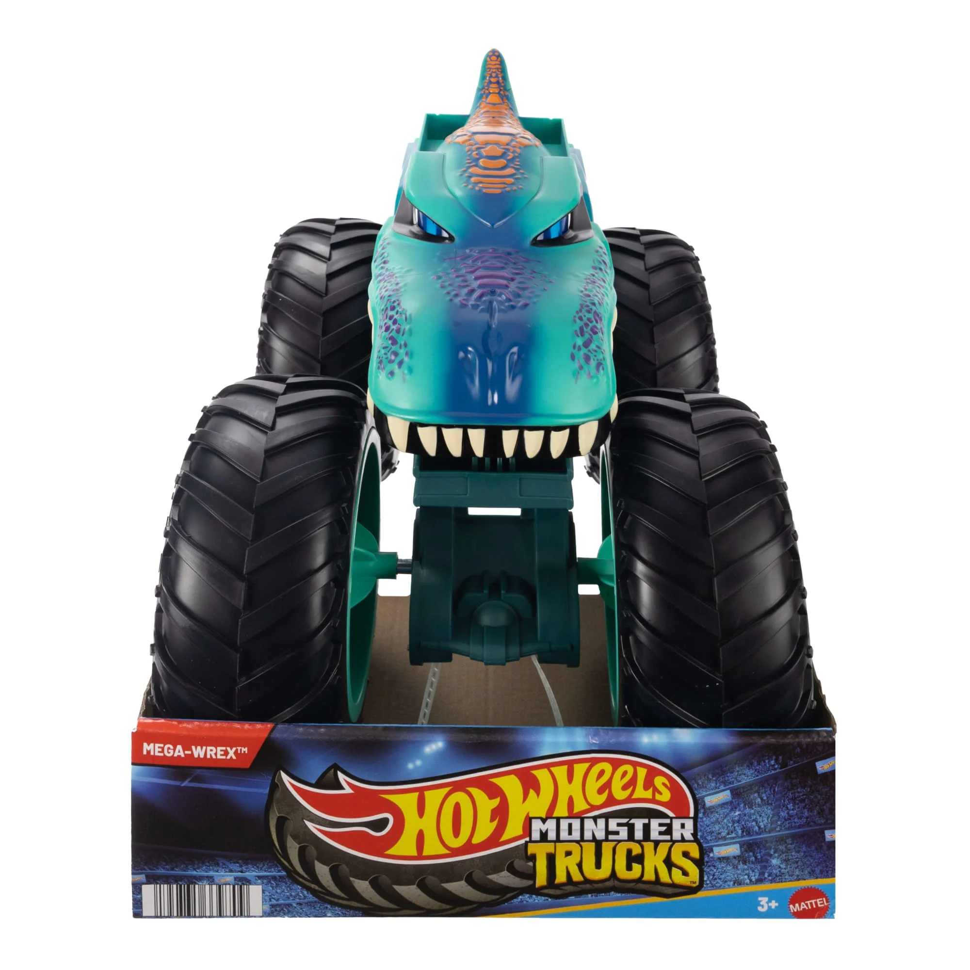 Hot Wheels Monster Trucks Colossal MEGA-Wrex Toy Truck, Large-Scale Vehicle With Big Wheels - Image 6