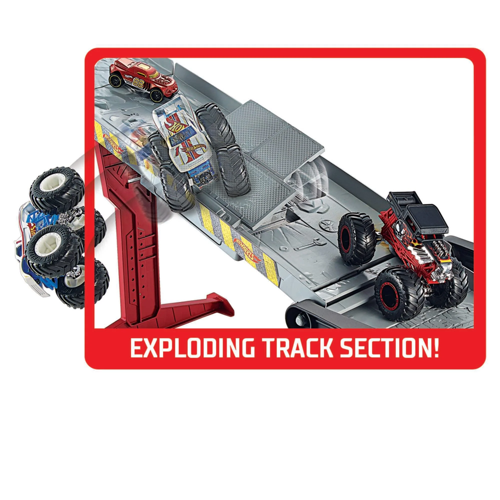 Hot Wheels Monster Trucks Downhill Race & Go Playset - Image 7
