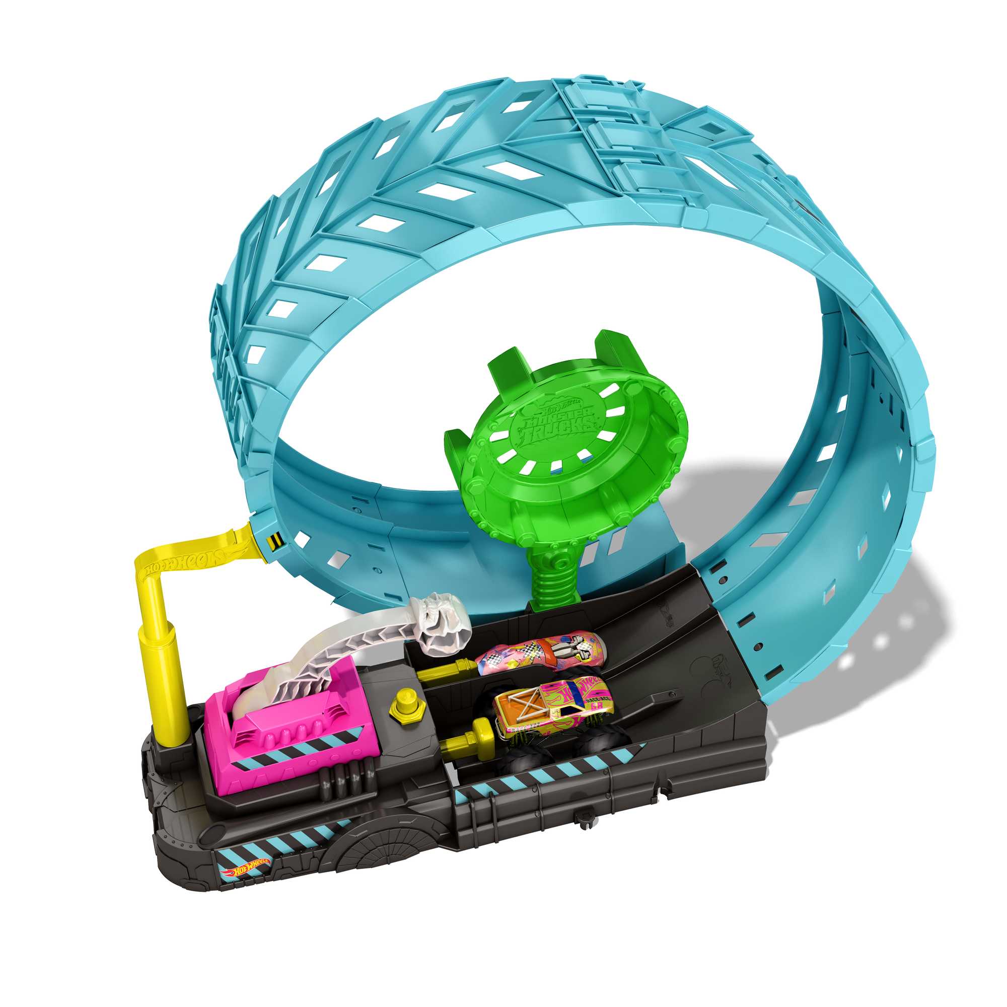 Hot Wheels Monster Trucks Glow-In-The Dark Epic Loop Challenge Playset - Image 4