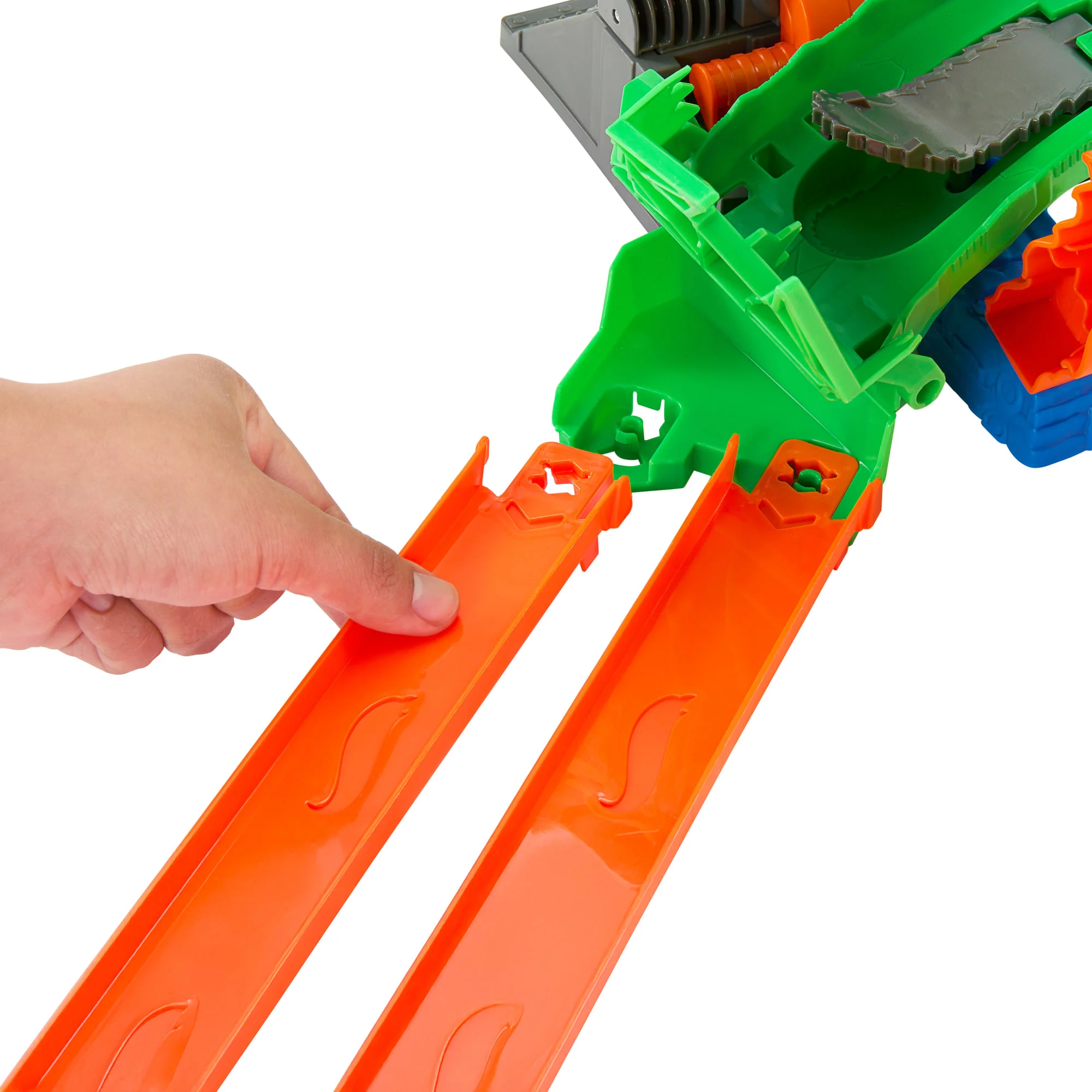 Hot Wheels Monster Trucks Köpek Balığı Ve Dinozor Korkunç Ejderhaya Karşı Oyun Seti Ve 2 Oyuncak Kamyon - Image 4