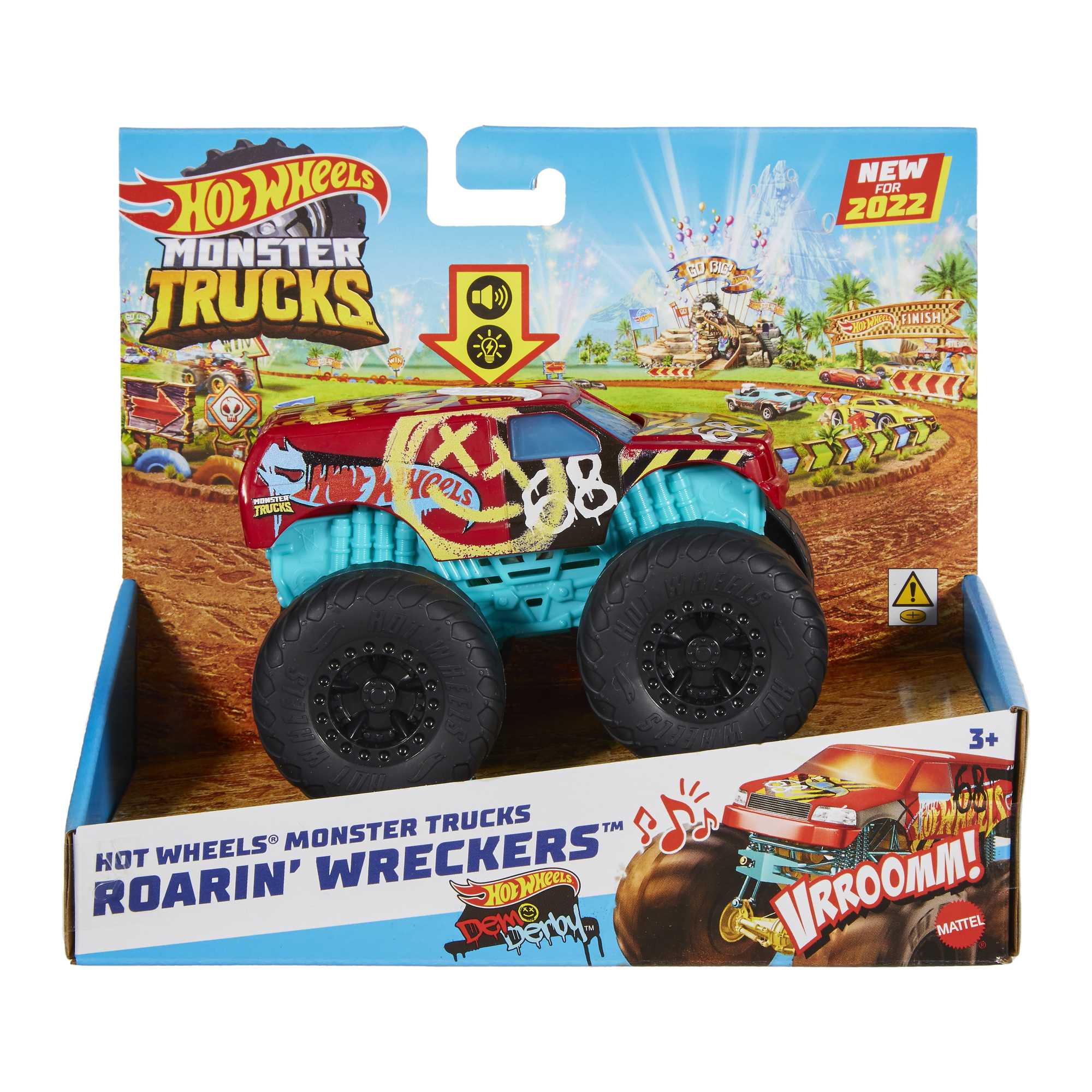 Hot Wheels® Monster Trucks Kükreyen Arabalar Serisi - Image 6