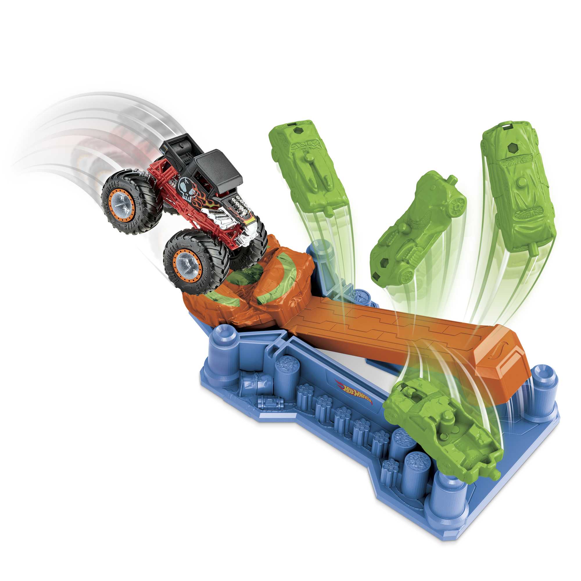 Hot Wheels Monster Trucks Launch and Bash Playset - Image 4