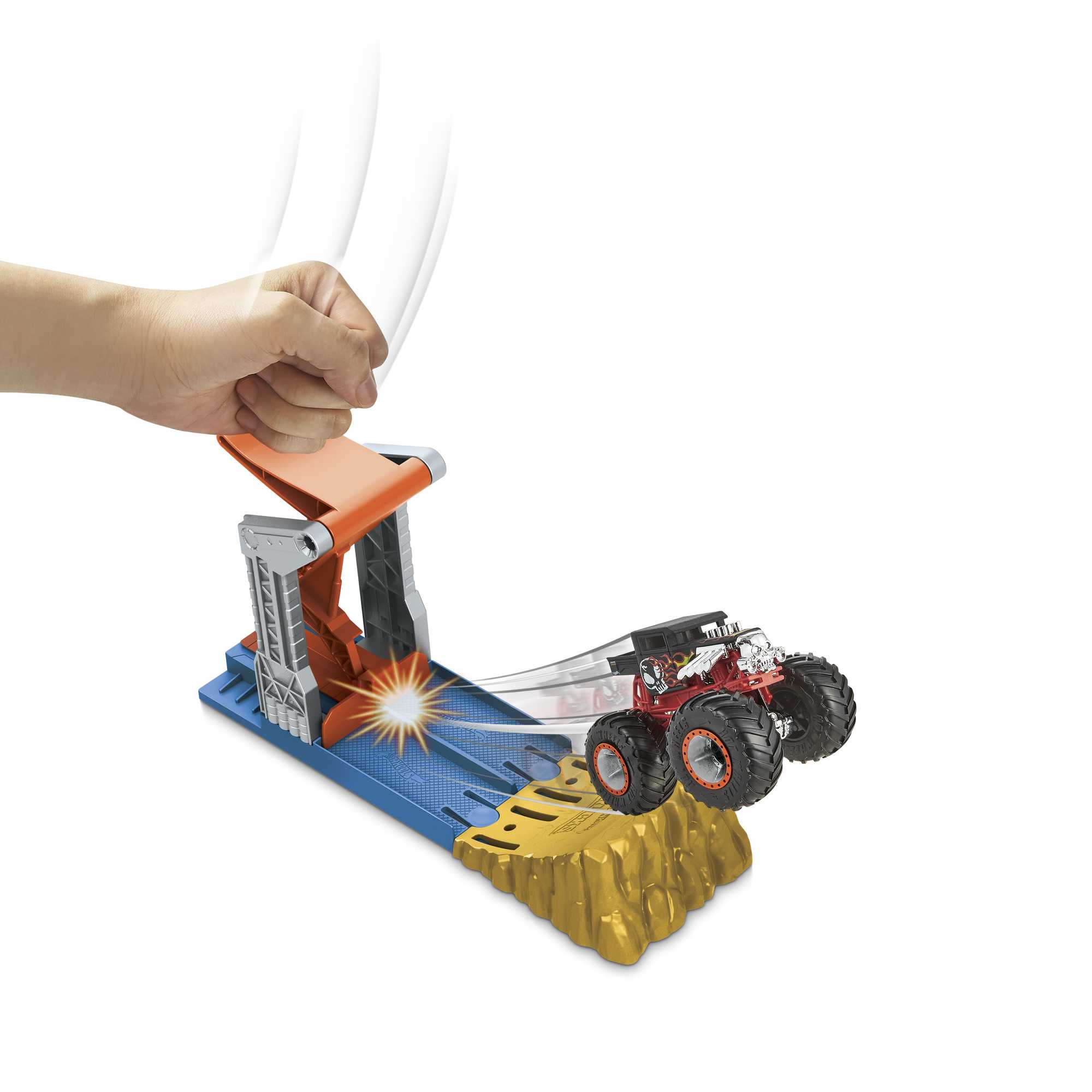 Hot Wheels Monster Trucks Launch and Bash Playset - Image 5
