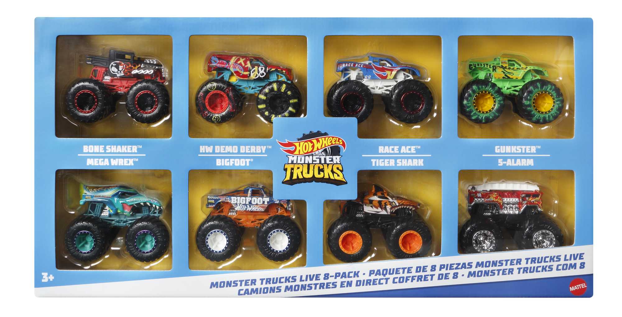 Hot Wheels Monster Trucks Live 8-Pack - Image 5