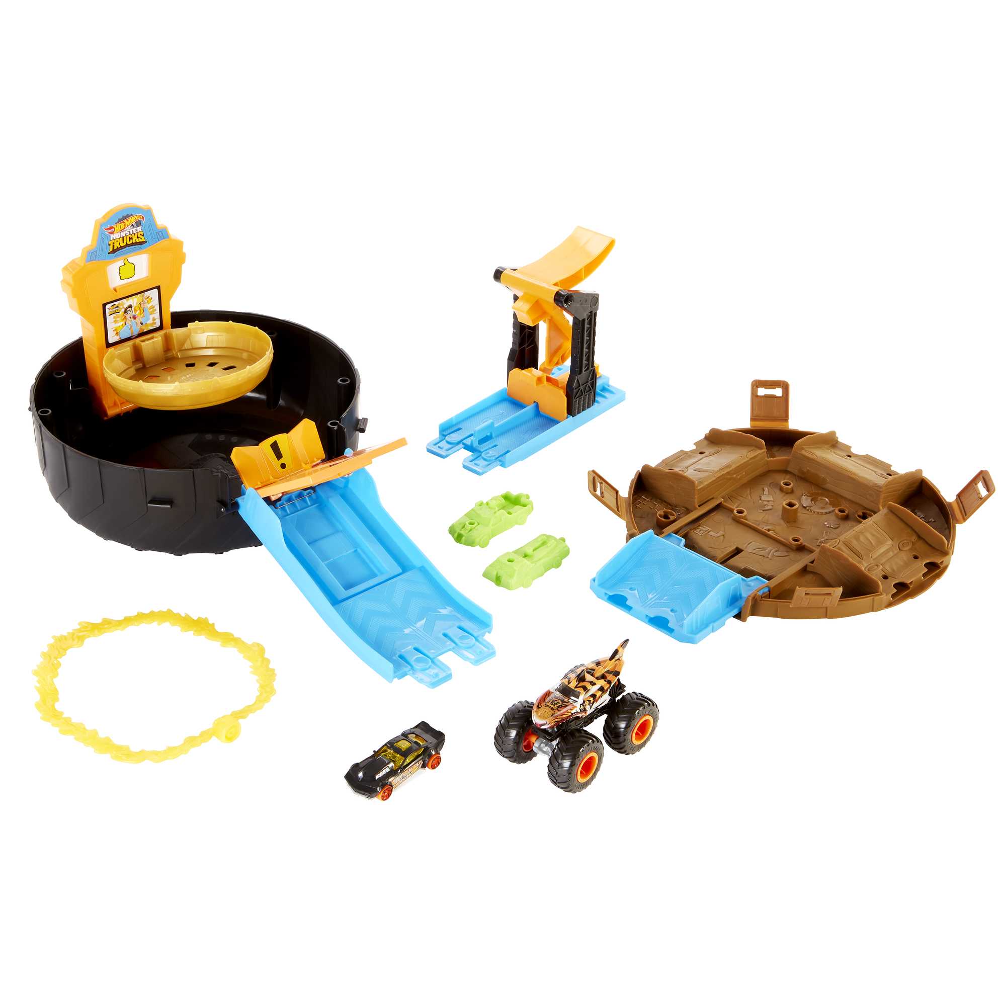 Hot Wheels® Monster Trucks Opona – Kaskaderska arena Zestaw do zabawy - Image 3