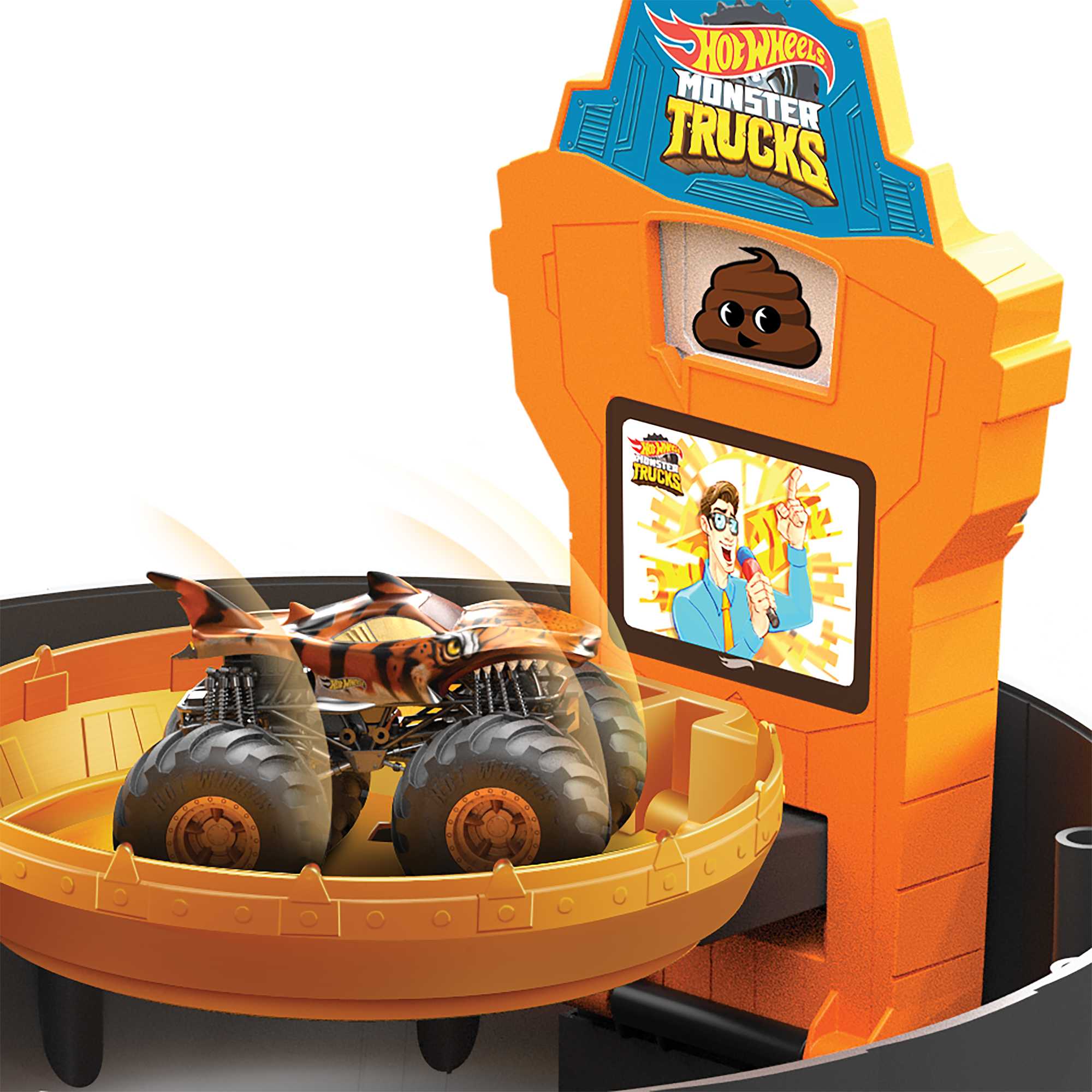 Hot Wheels® Monster Trucks Opona – Kaskaderska arena Zestaw do zabawy - Image 4