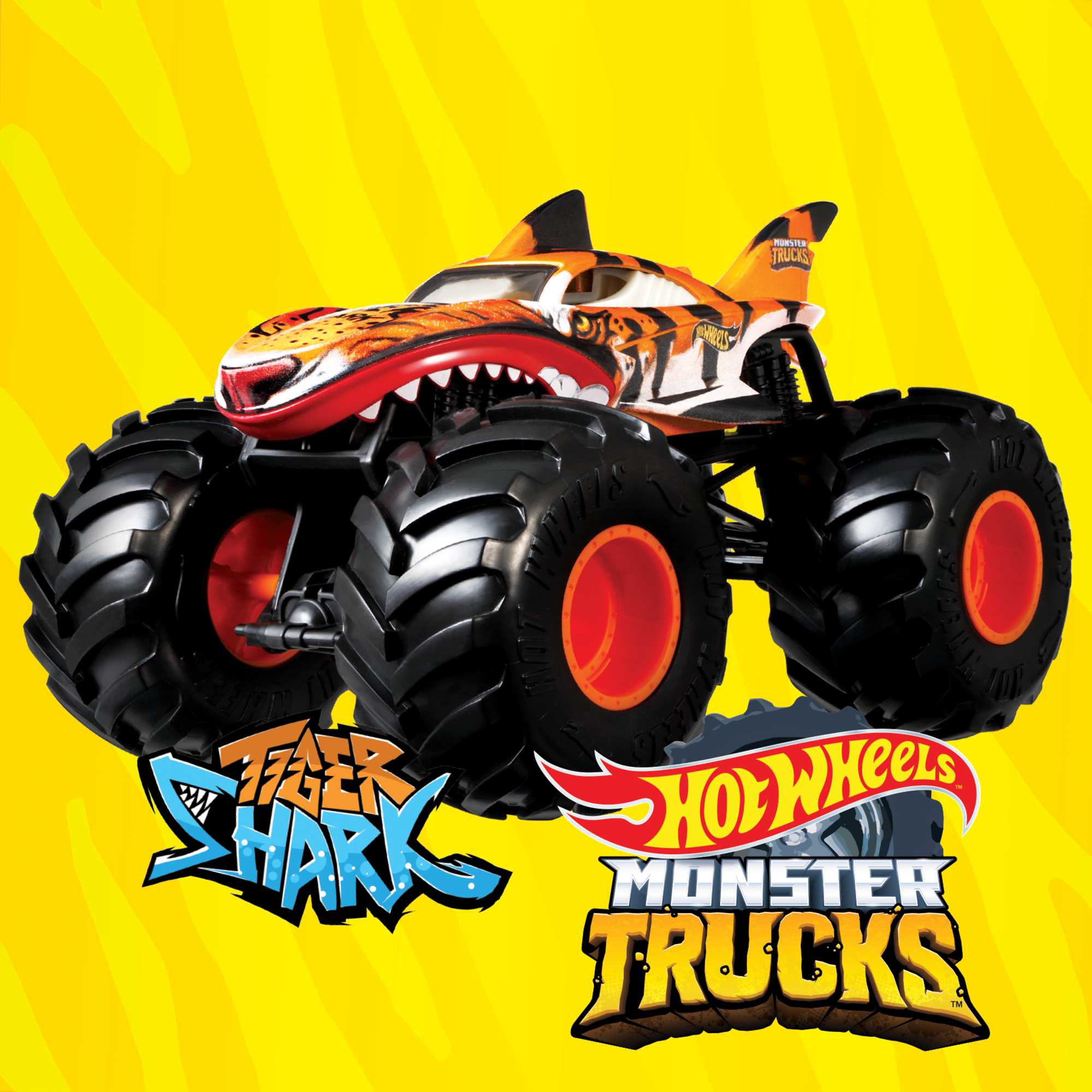 HOT WHEELS Monster Trucks Oversized Tiger Shark - Image 6