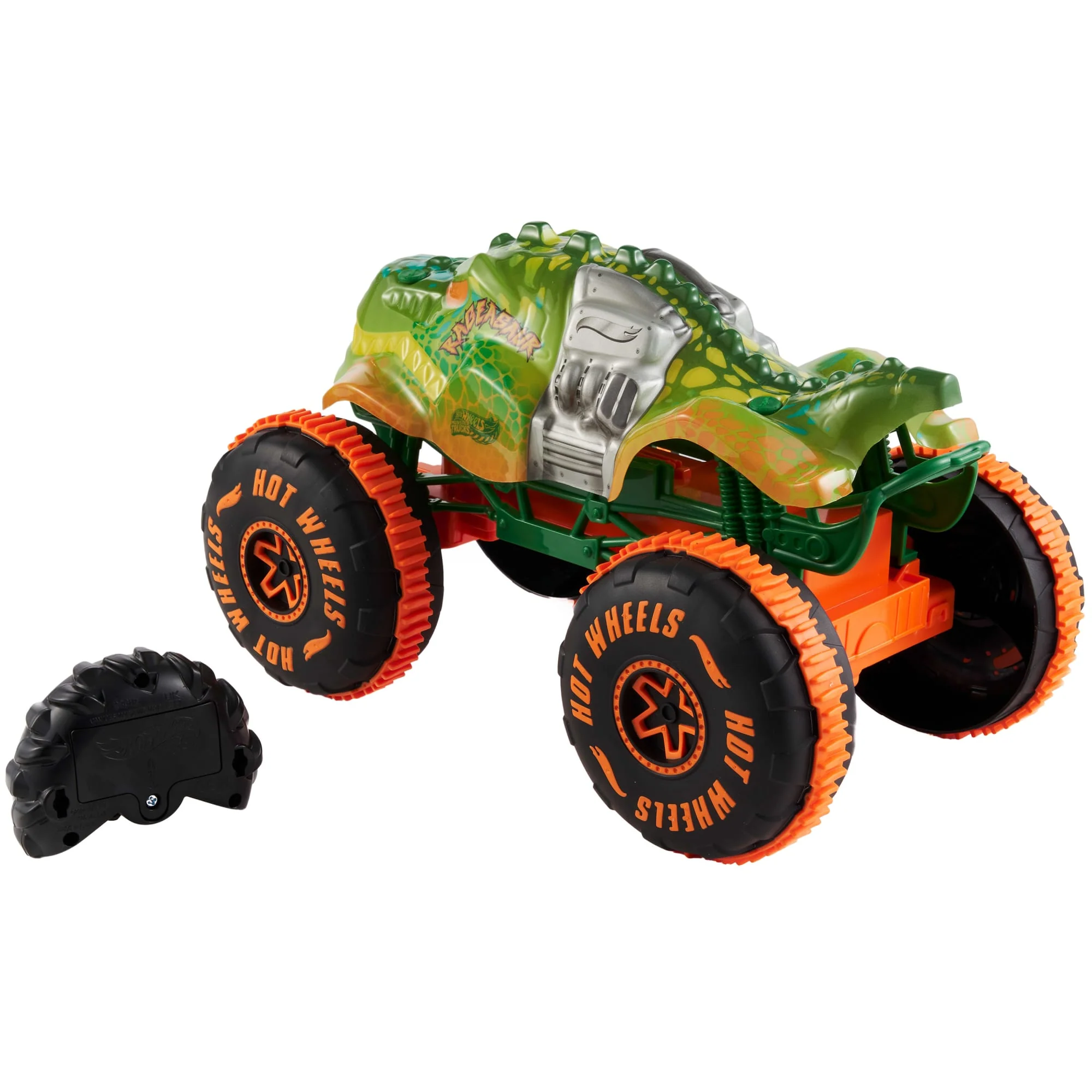 Hot Wheels Monster Trucks RC Rageasaur Todoterreno De Juguete Con Control Remoto Y Pilas A Escala 1:15 - Image 3