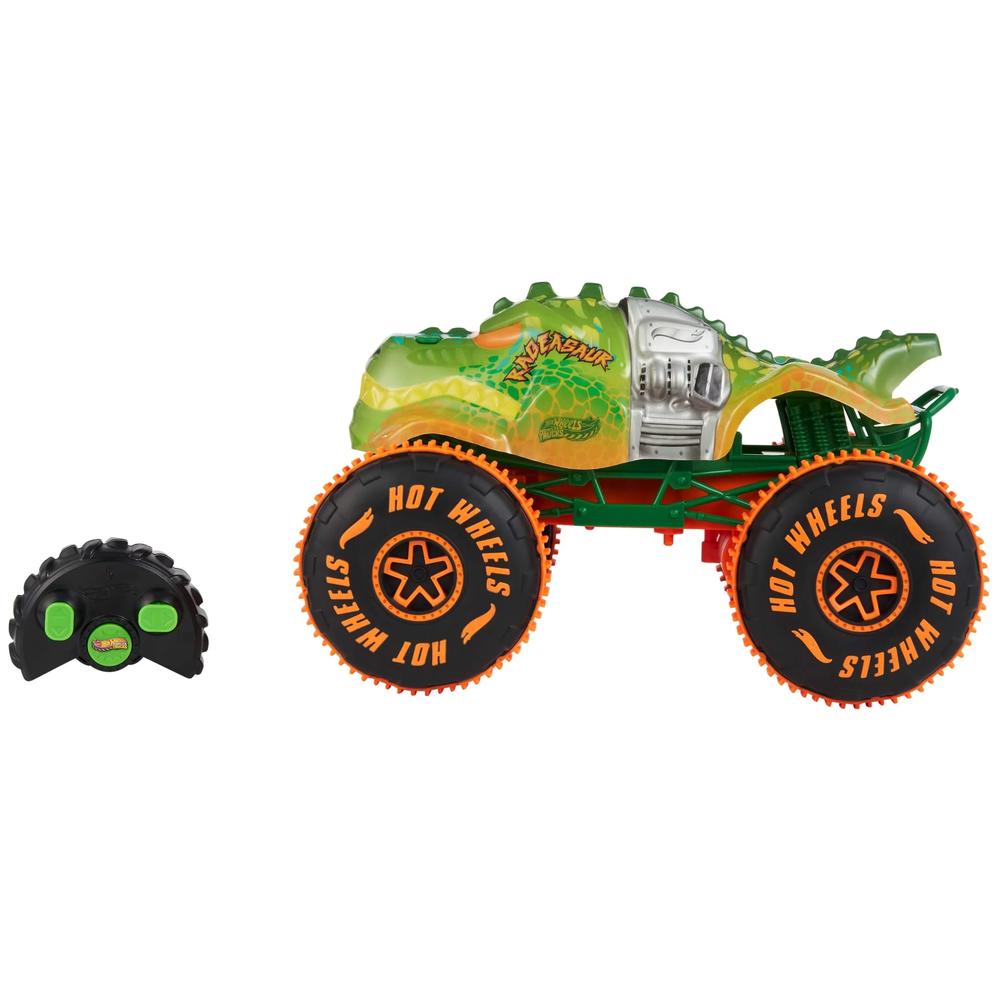 Hot Wheels Monster Trucks RC Rageasaur, Batteriebetriebener Spielzeugtruck Im Maßstab 1:15 Mit Fernbedienung - Image 4