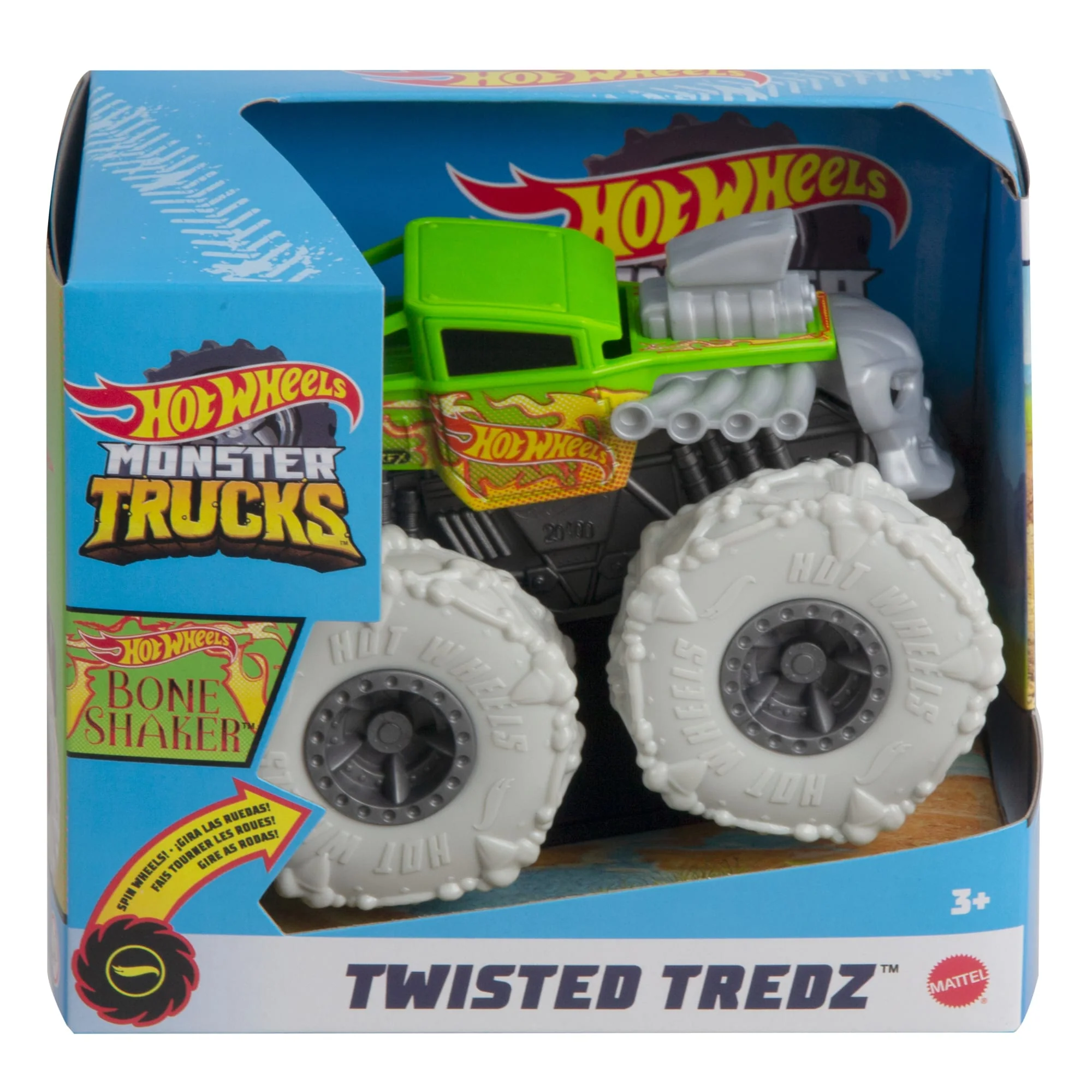 Οχήματα Hot Wheels Monster Trucks Rev Up, Φορτηγά Με Διάφορα Τέρατα Κλίμακας 1:43 - Image 7