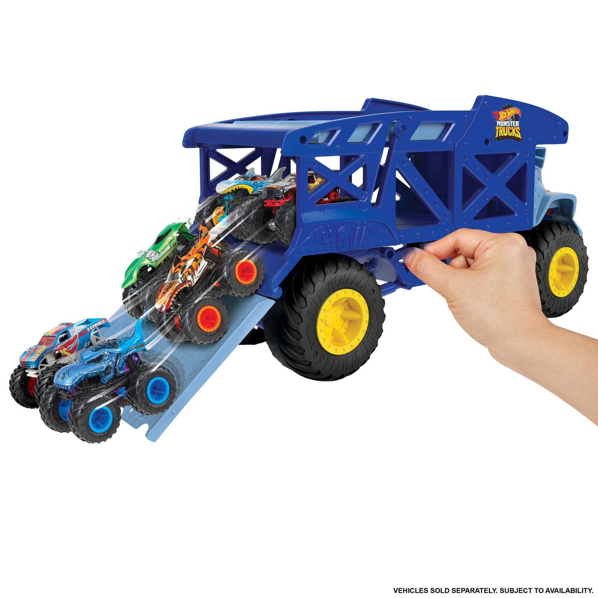 Hot Wheels Monster Trucks Rhino Rig Vehicle - Image 2