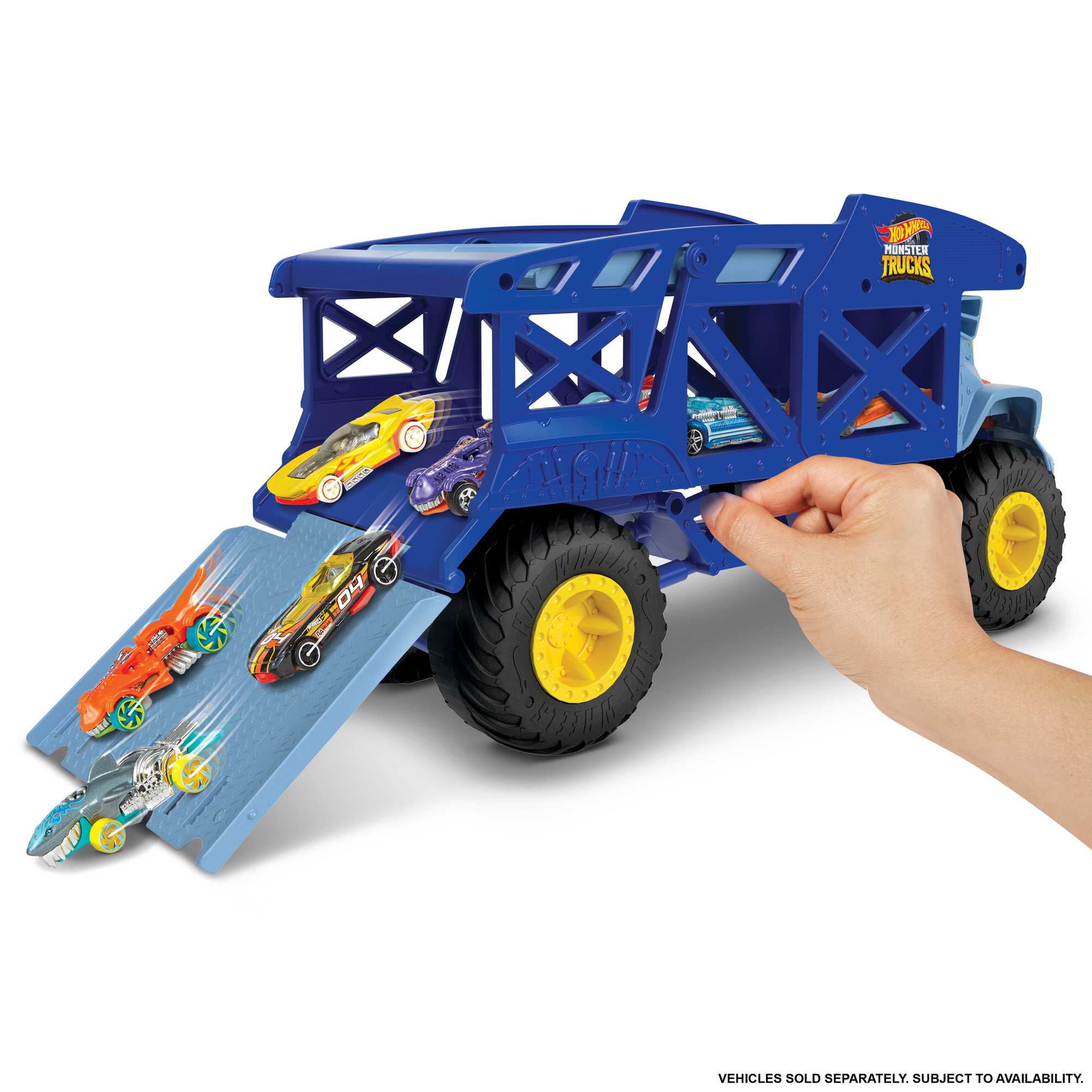Hot Wheels Monster Trucks Rhino Rig Vehicle - Image 3