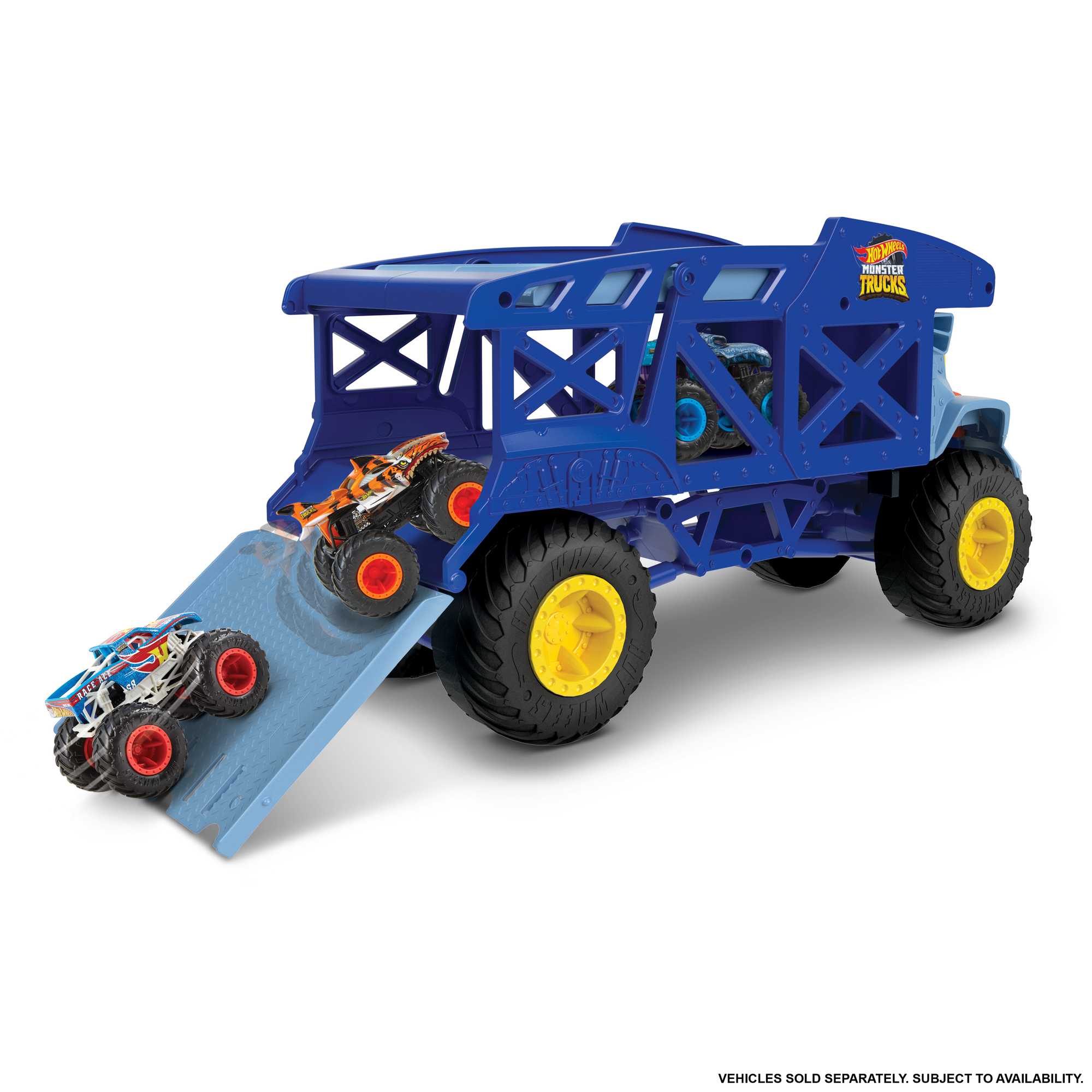 Hot Wheels Monster Trucks Rhino Rig Vehicle - Image 4