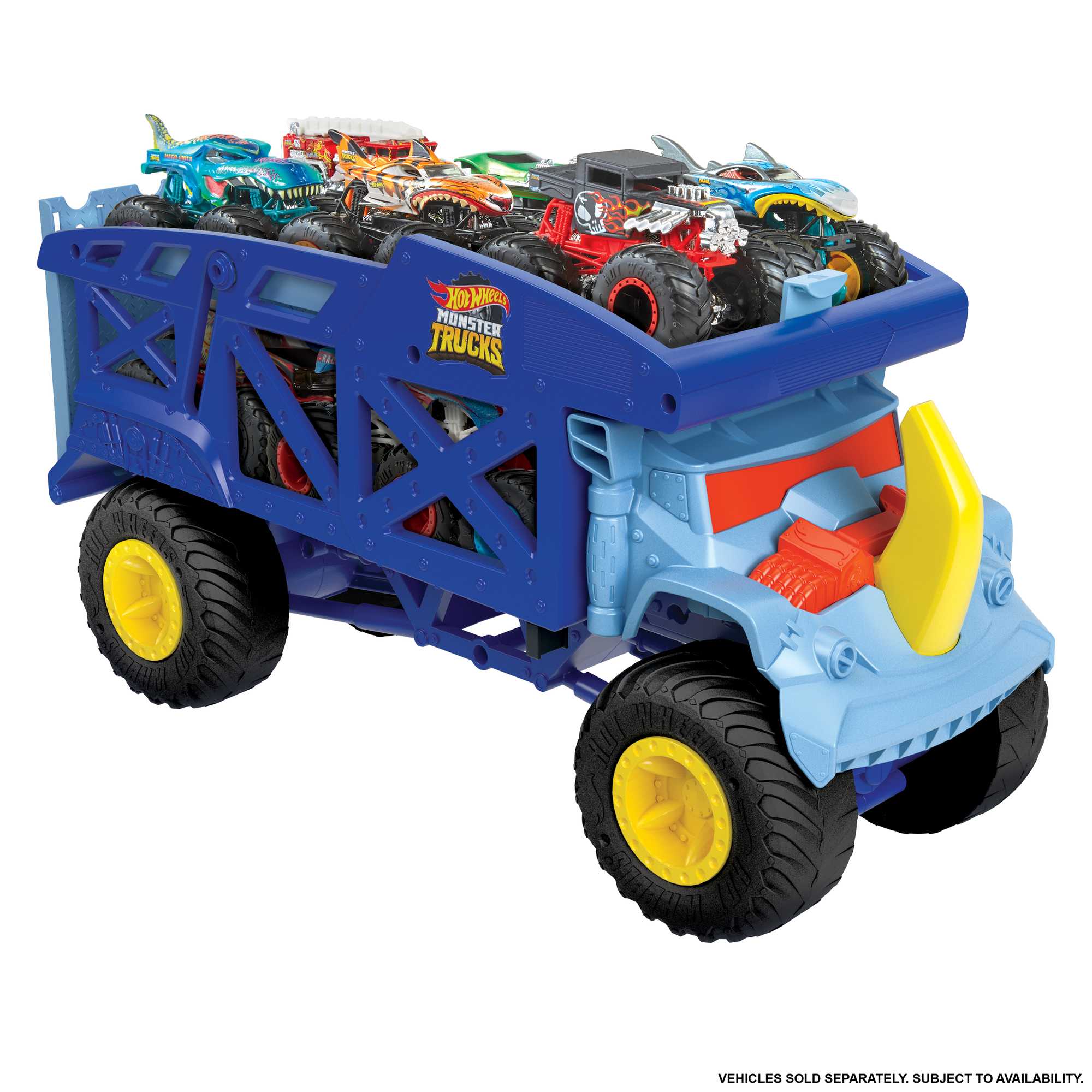Hot Wheels Monster Trucks Rhino Rig Vehicle - Image 5