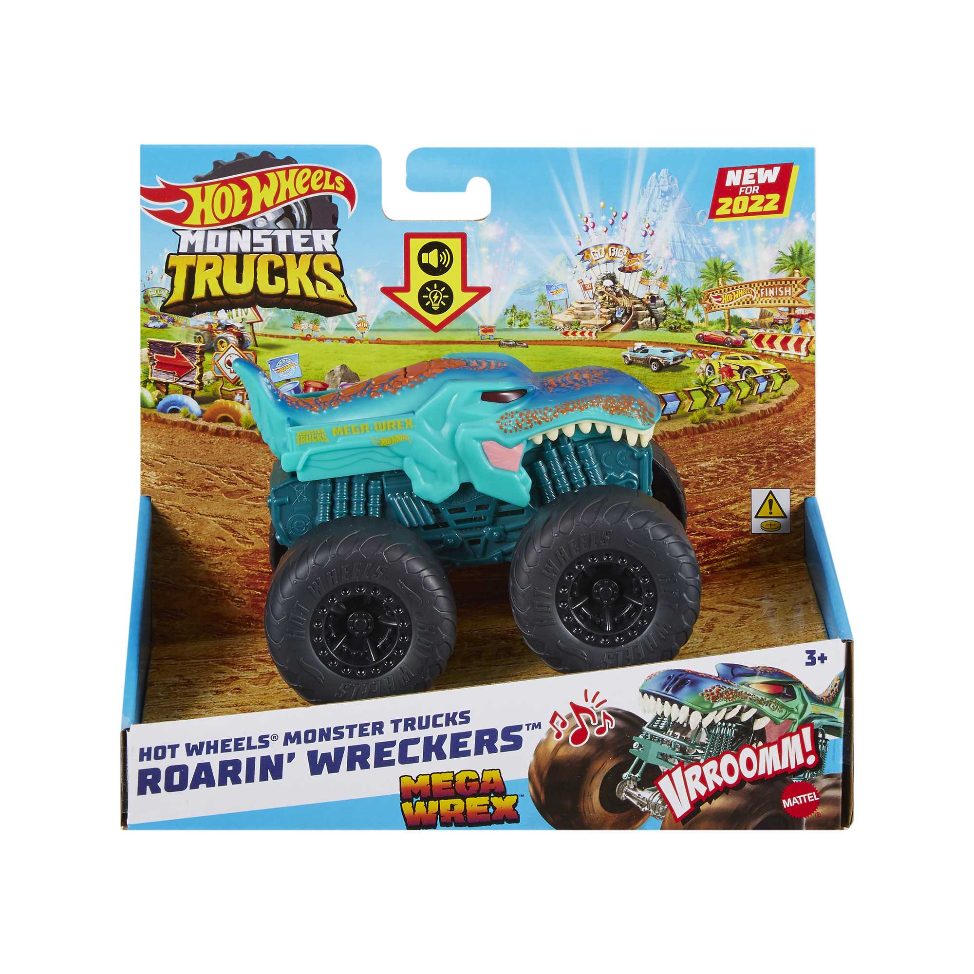 Hot Wheels Monster Trucks Roarin' Wreckers Mega Wrex - Image 5