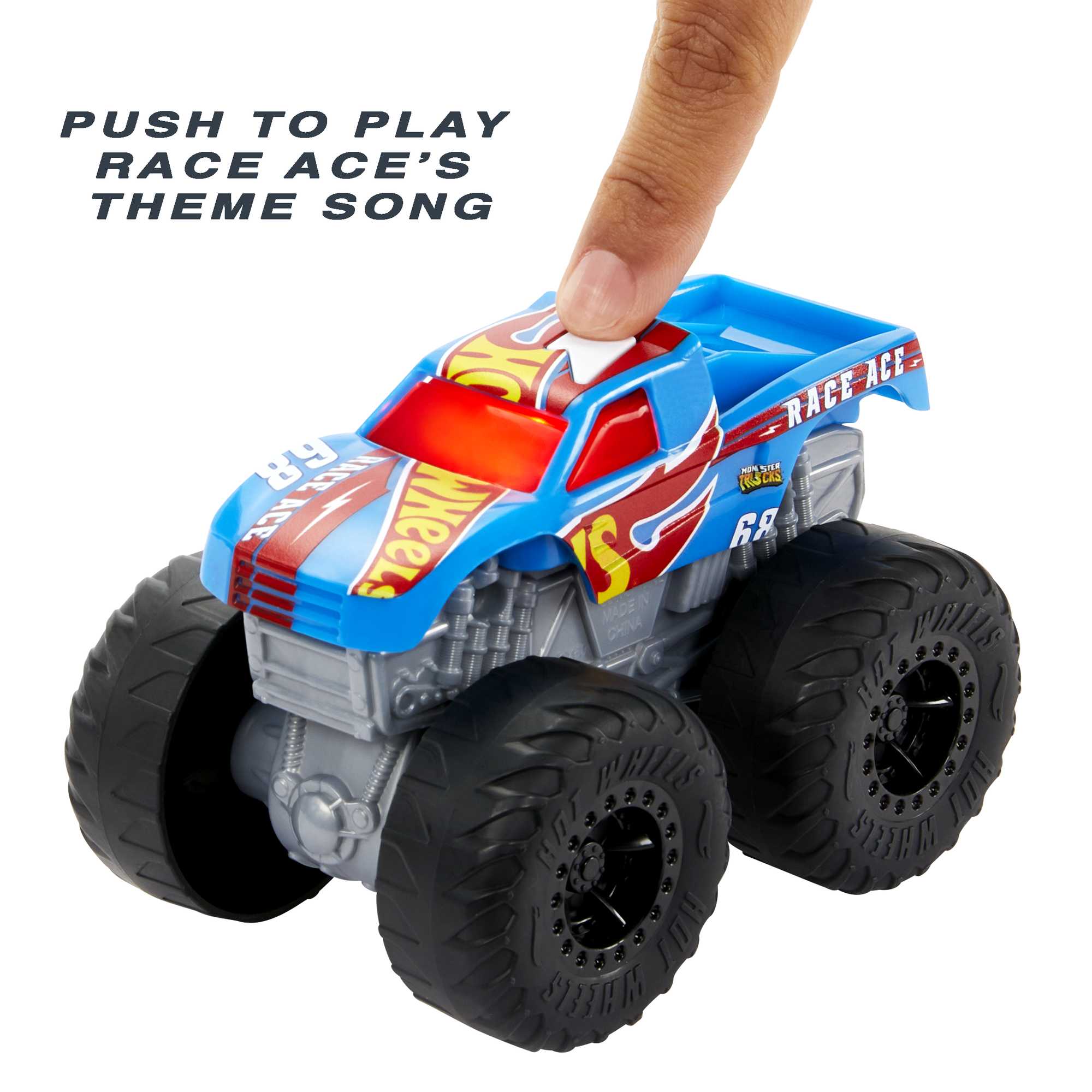 Hot Wheels Monster Trucks Roarin' Wreckers Race Ace - Image 3