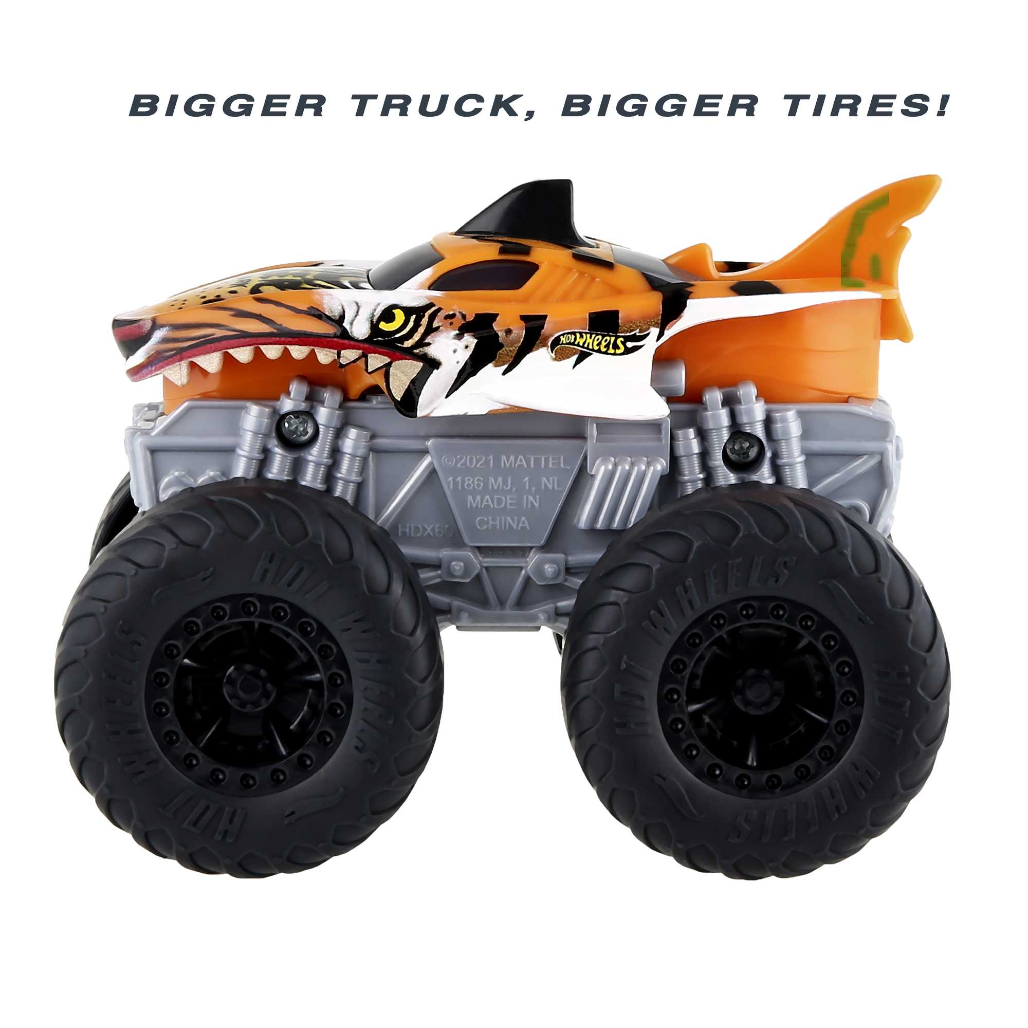 Hot Wheels Monster Trucks Roarin' Wreckers Tiger Shark - Image 5