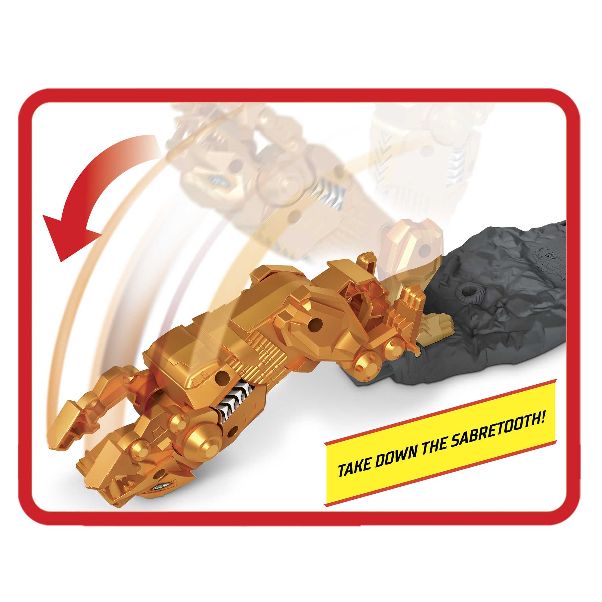 Hot Wheels Monster Trucks Sabretooth Showdown Playset - Image 4