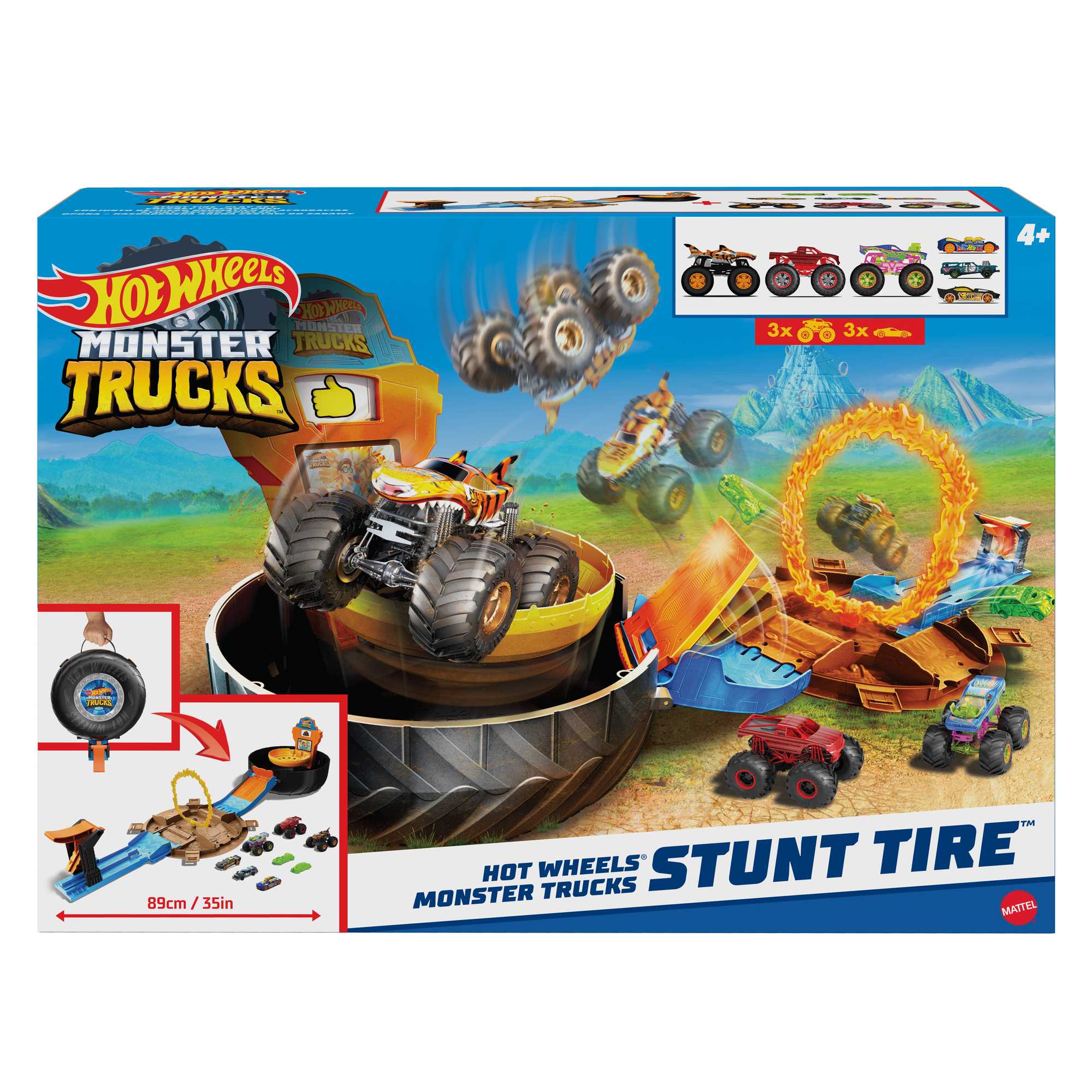 Hot Wheels Monster Trucks Rueda De Acrobacias - Image 6