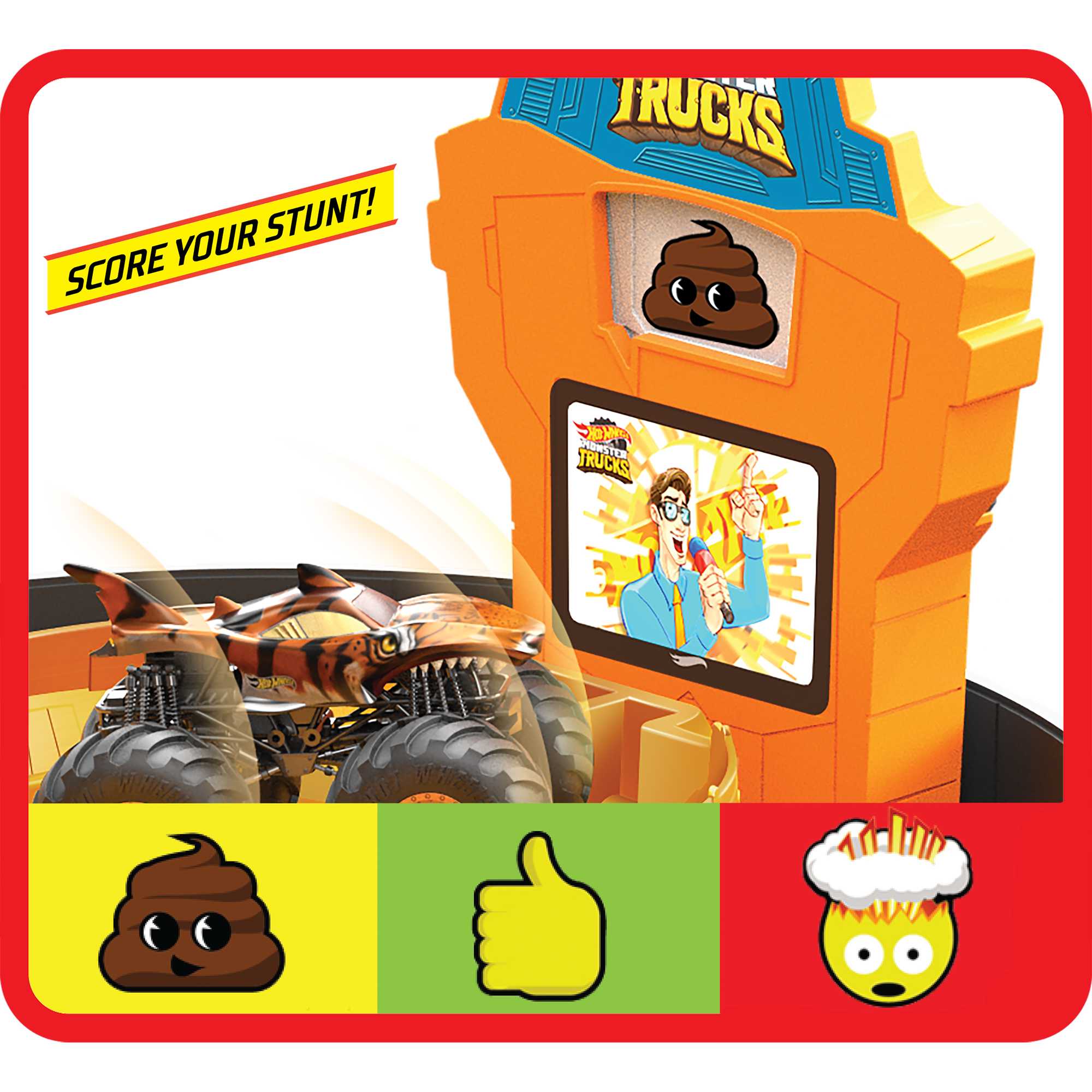 Hot Wheels Monster Trucks Stunt Tire Playset - Image 4