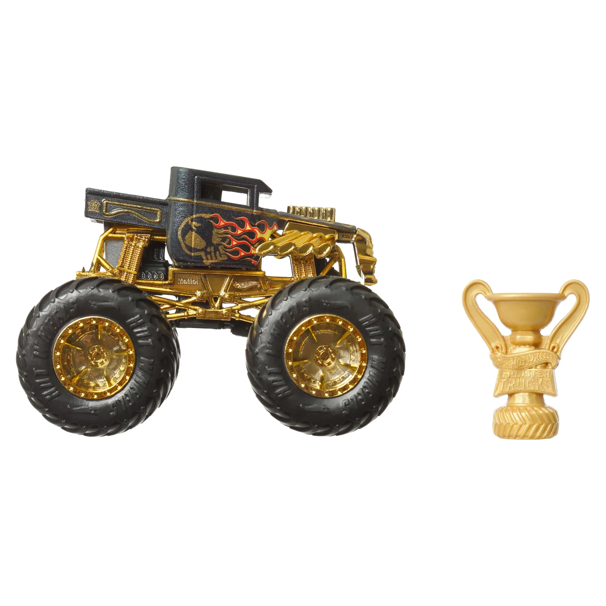 Hot Wheels Monster Trucks Trophy Champions Premium Die-Cast 1:64 Scale & Trophy - Image 5