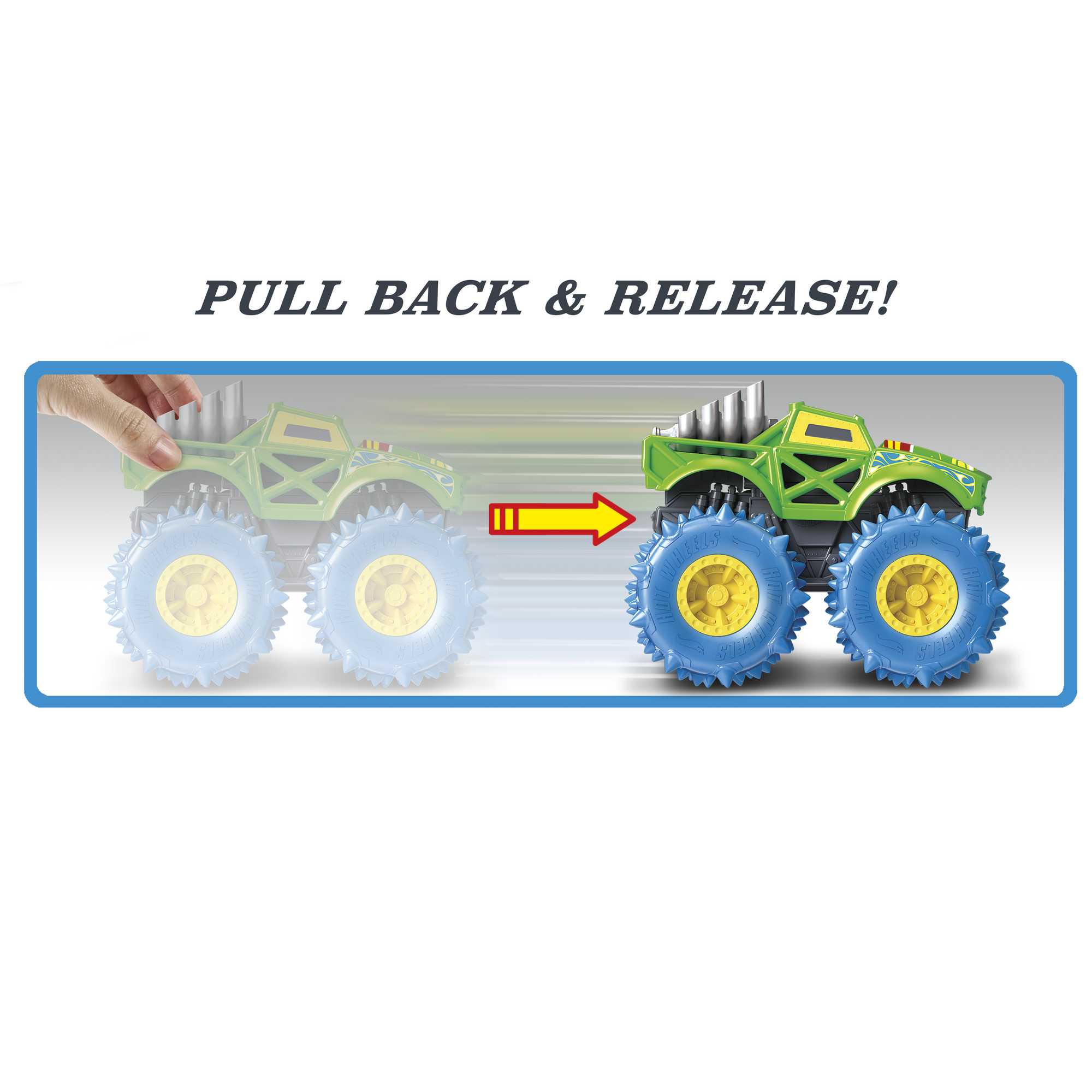 Hot Wheels Monster Trucks Twisted Tredz Vehicles Assortment - Image 3