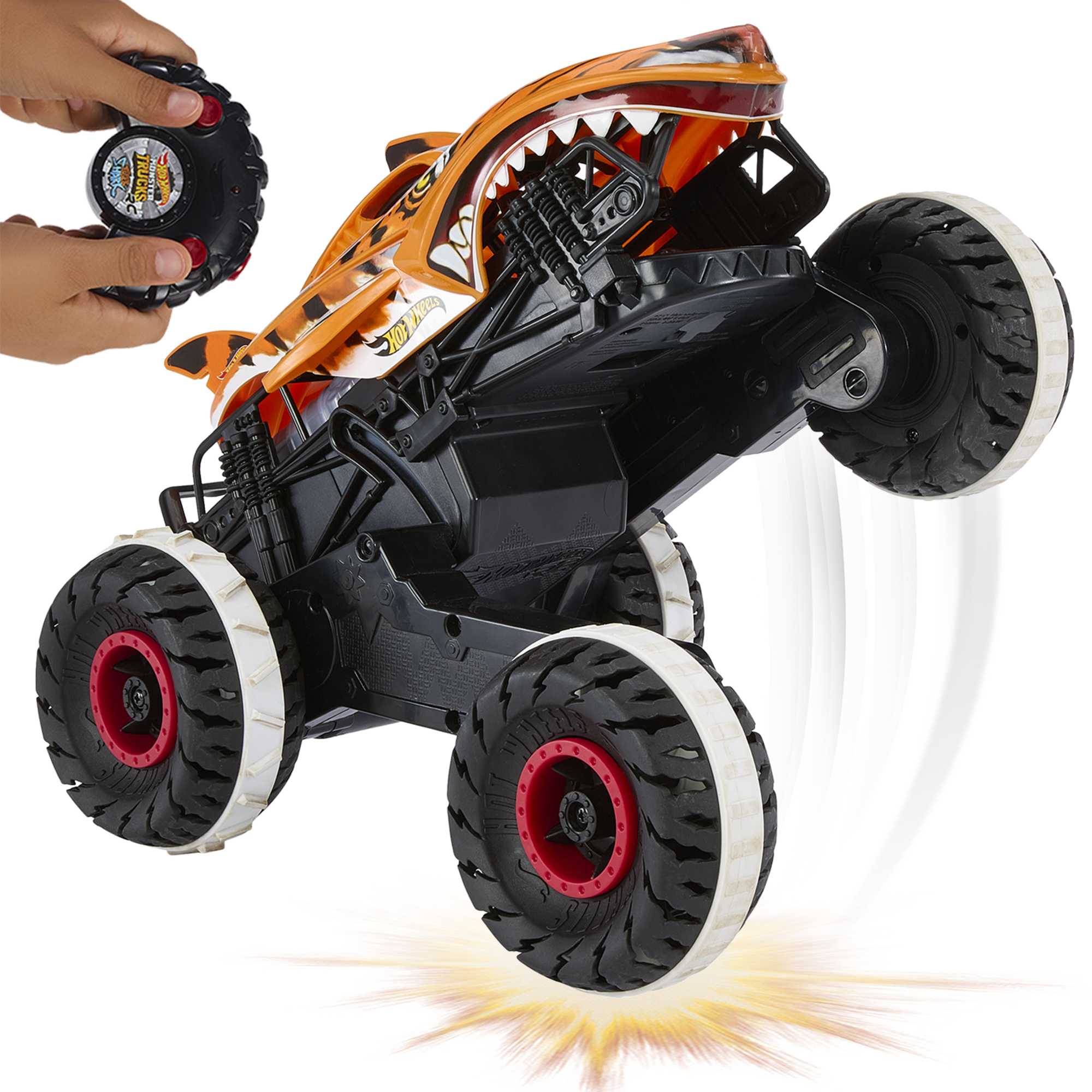 Hot Wheels Monster Trucks Unstoppable Tiger Shark RC Vehicle