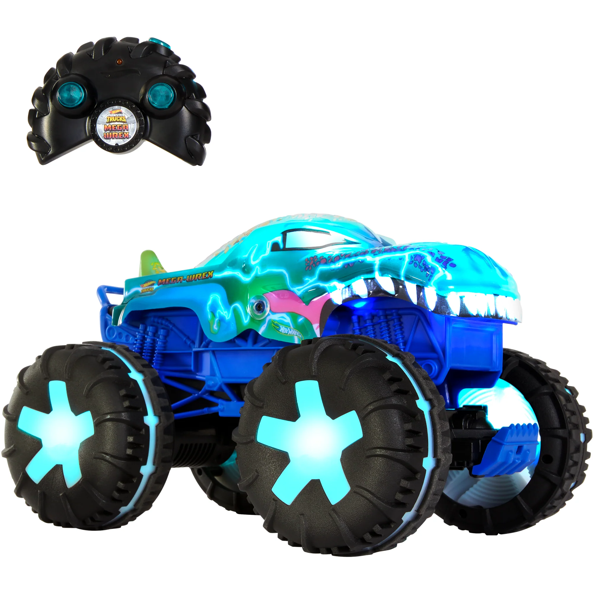 Hot Wheels Monster Trucks-MEGA-Wrex-Véhicule Télécommandé Échelle 1/15