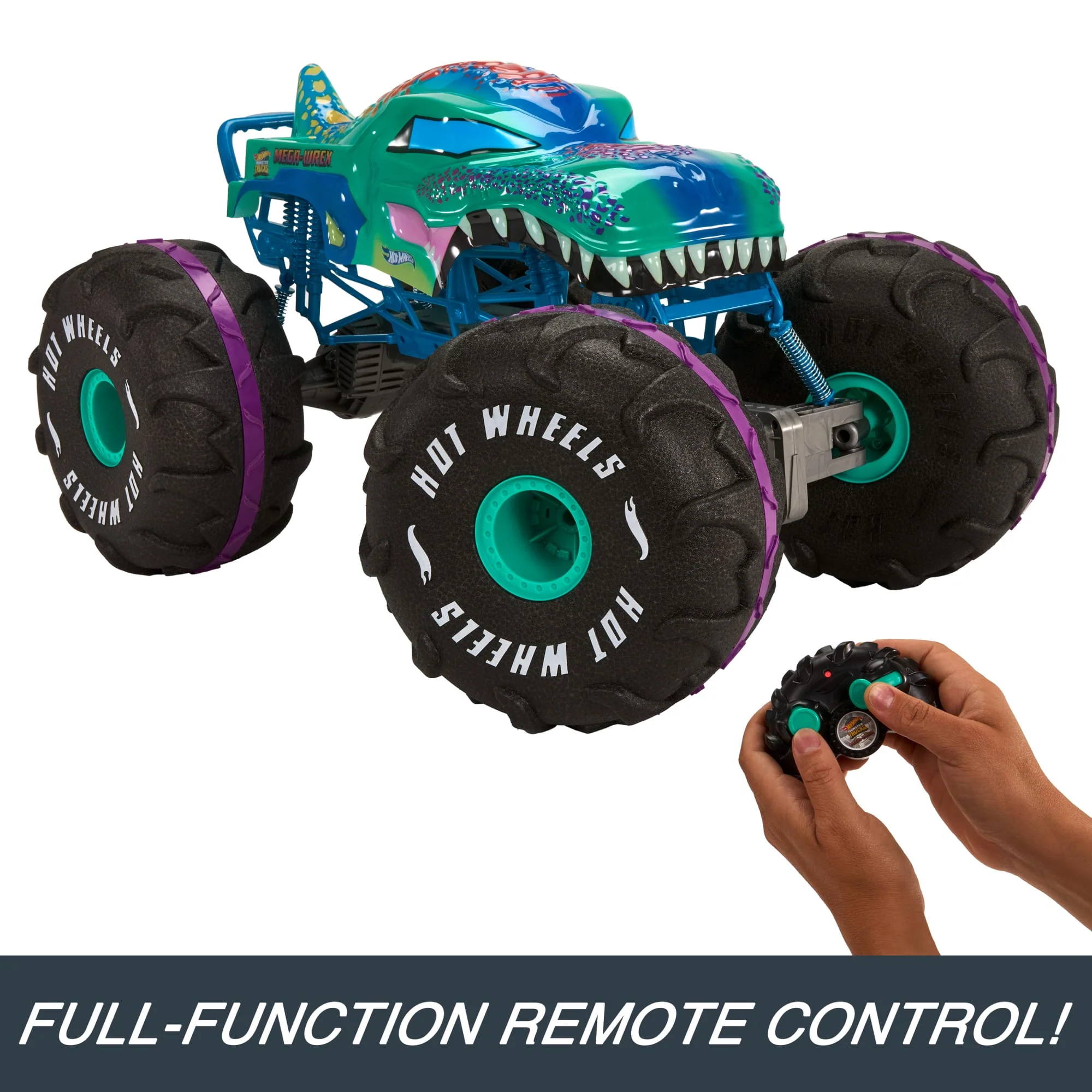 HOT WHEELS Monster Trucks XL 1:6 Scale MEGA-WREX RC Vehicle - Image 3