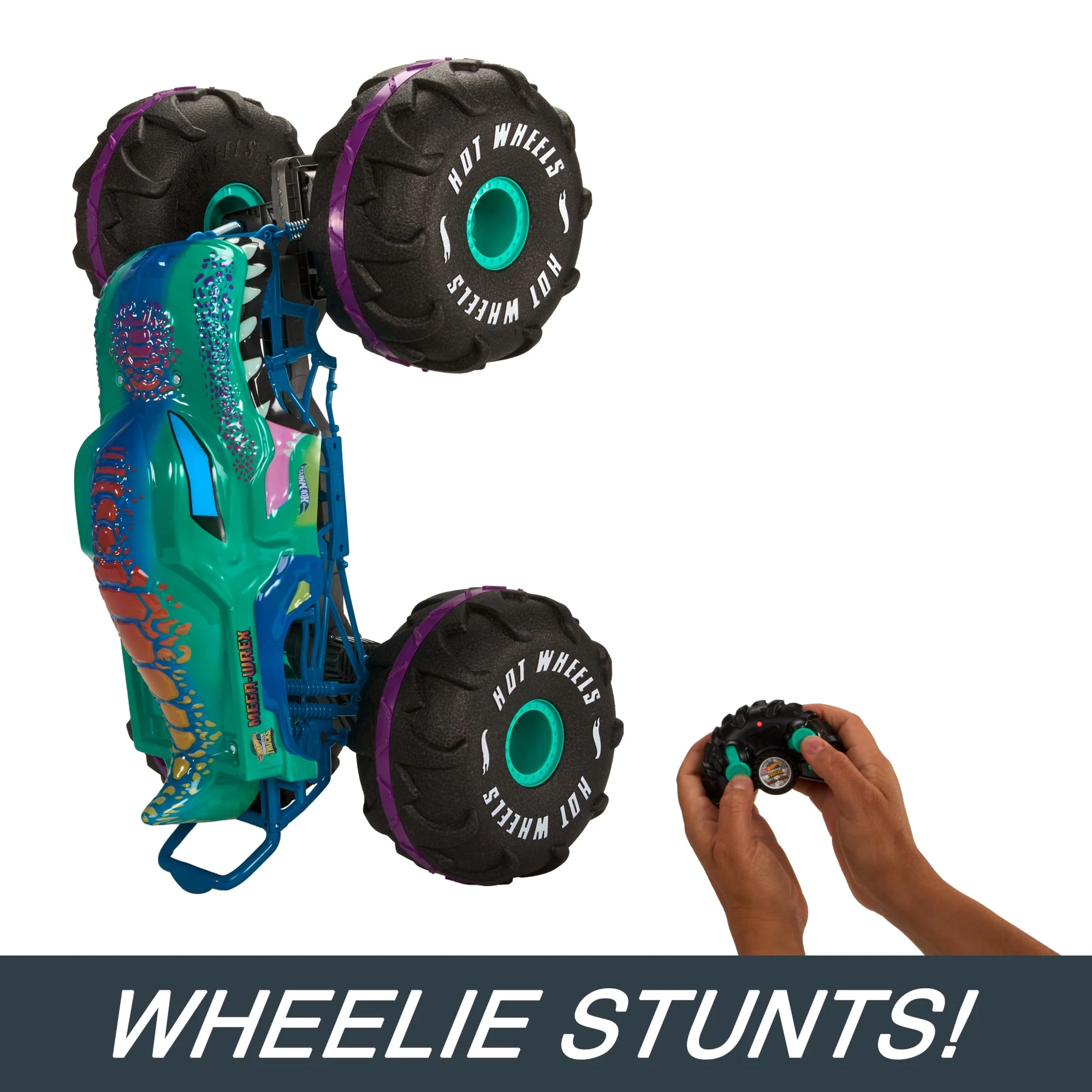 HOT WHEELS Monster Trucks XL 1:6 Scale MEGA-WREX RC Vehicle - Image 4