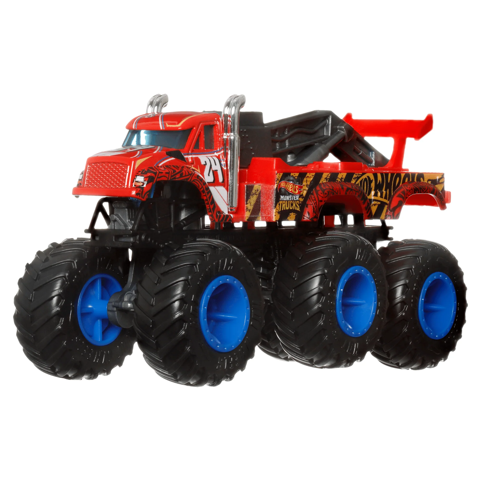 Hot Wheels Monstertrucks Grote Installaties, Metalen Speelgoedtruck Op Schaal Van 1:64 Met 6 Wielen (Stijlen Kunnen Variëren) - Image 3