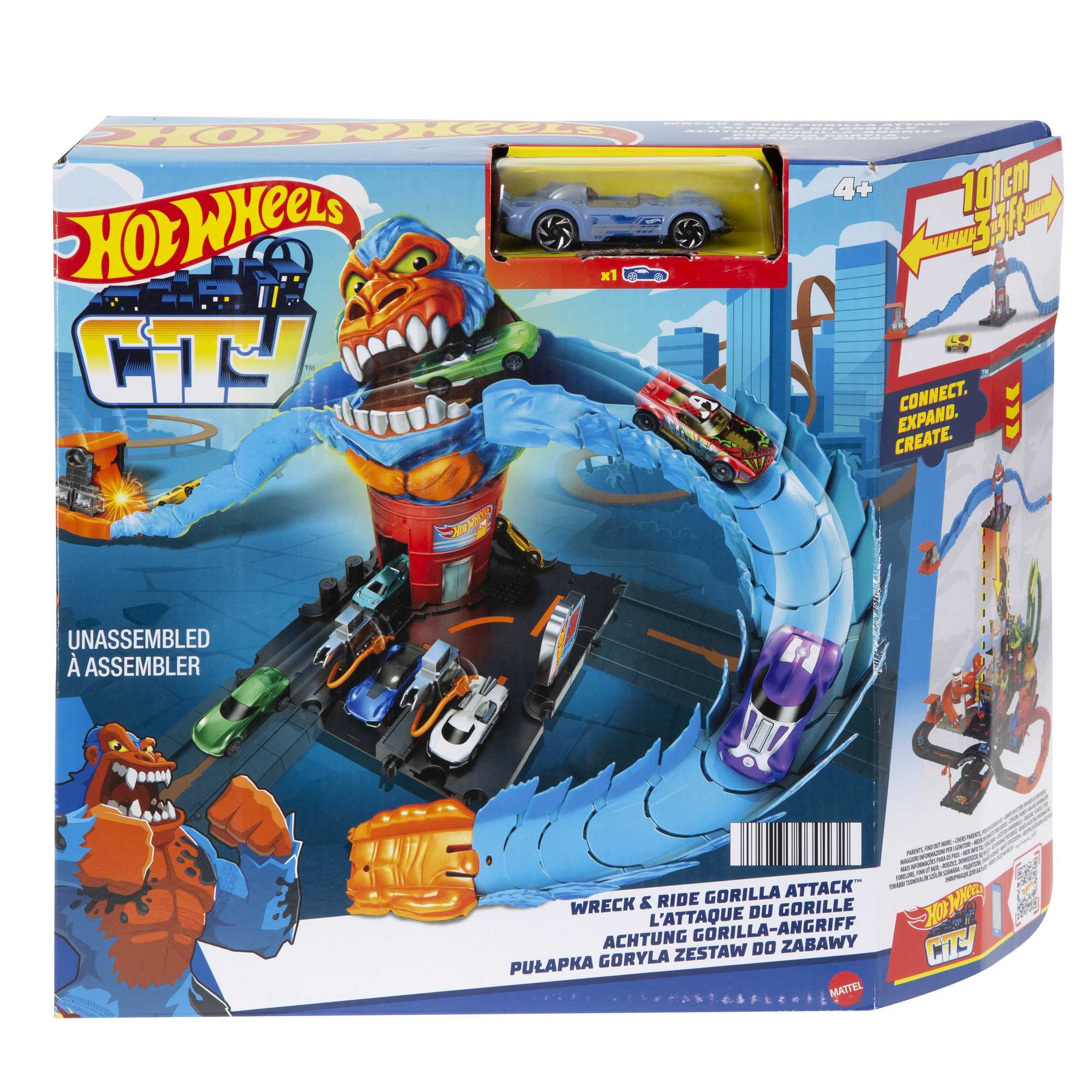 Hot Wheels® Νέες Πίστες City με Τέρατα - Image 4