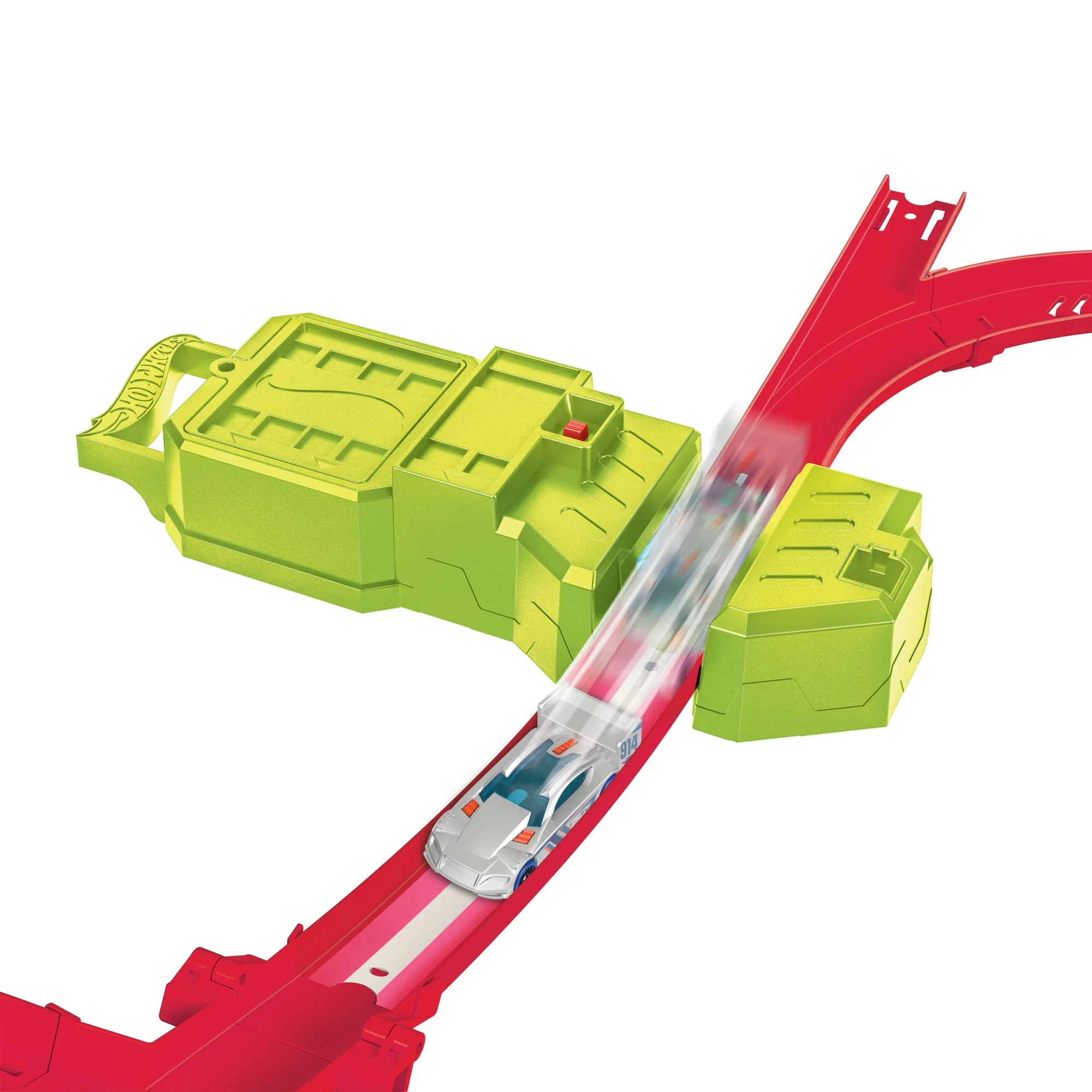 HOT WHEELS NEON SPEEDERS Skyscraper Speed Circuit Track Set - Image 8