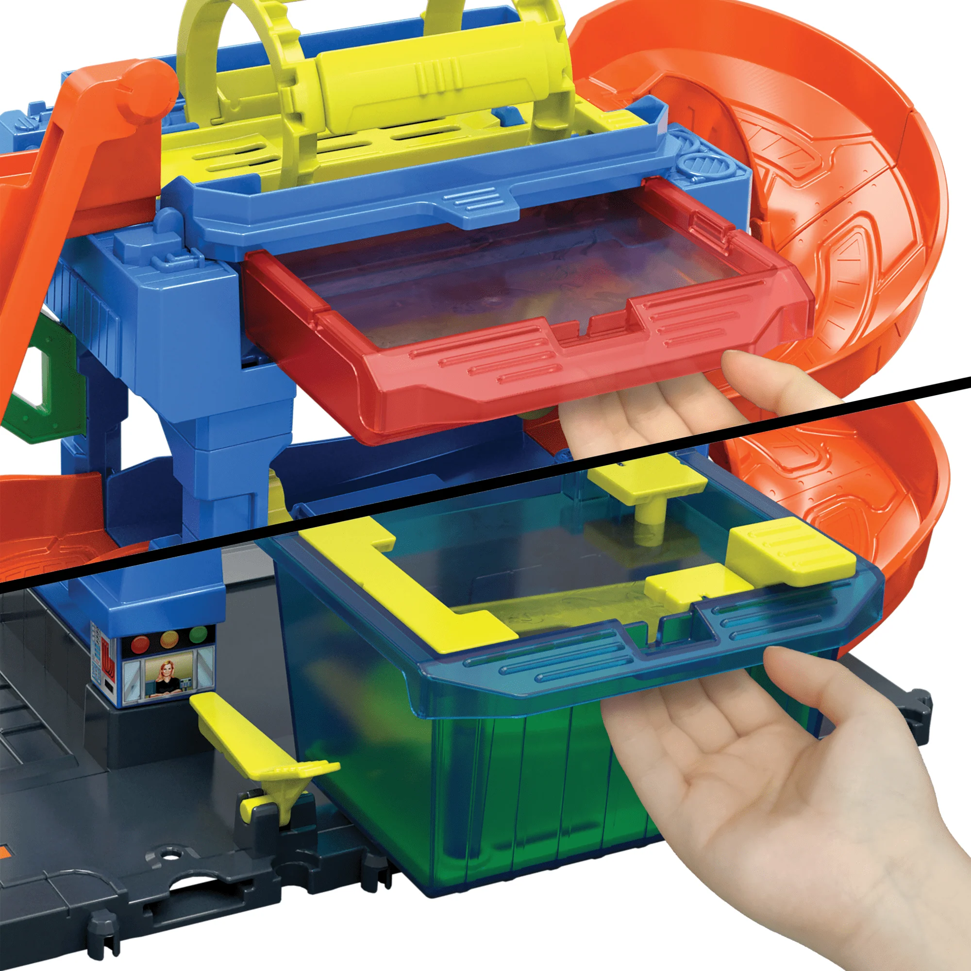 Hot Wheels Oto Yıkama Oyun Seti Ve 1:64 Ölçekli Renk Değiştiren Araç - Image 4
