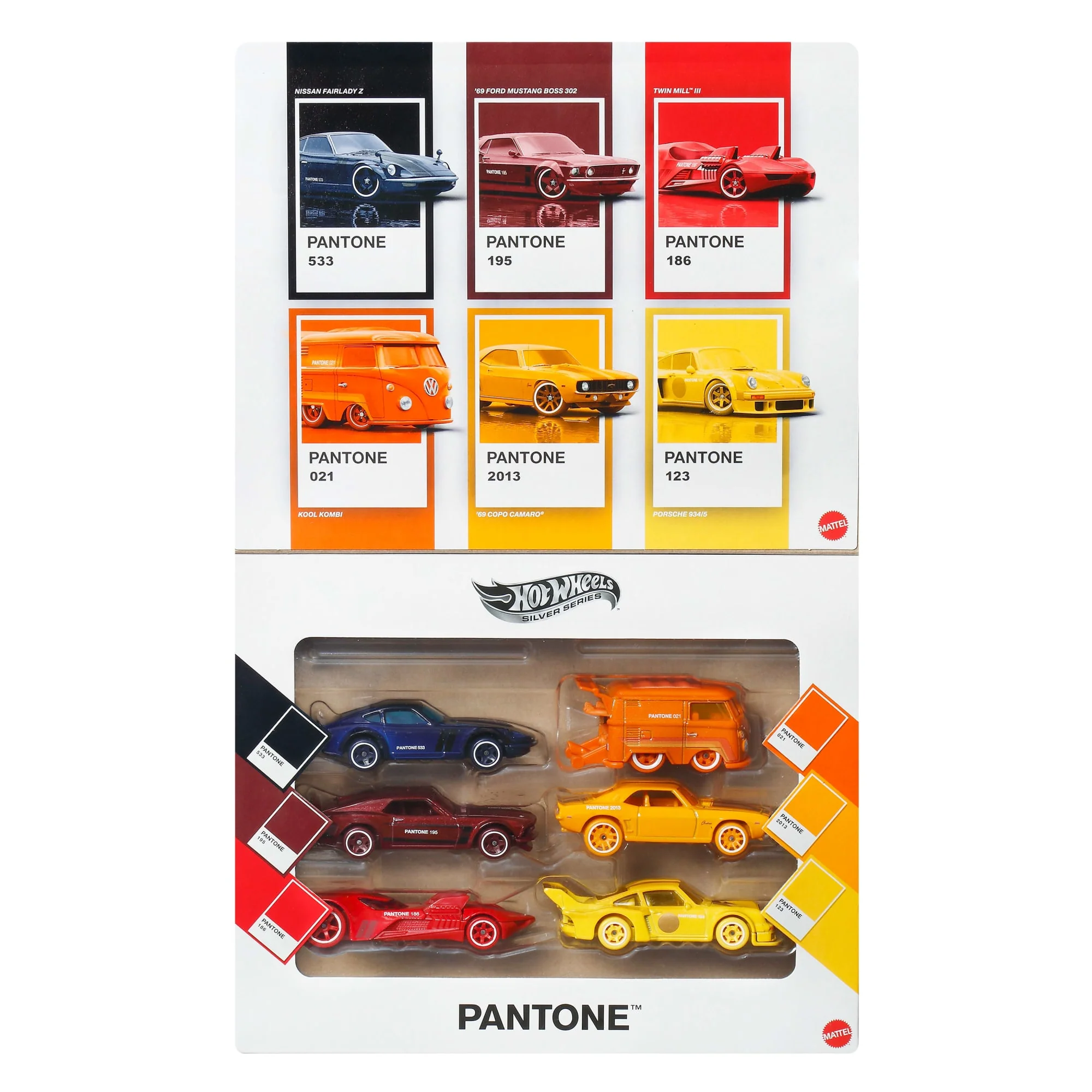 Hot Wheels Pantone Multipack De Coches Y Furgoneta De Juguete De Hot Wheels, Vehículos Metálicos A Escala 1:64 - Image 3