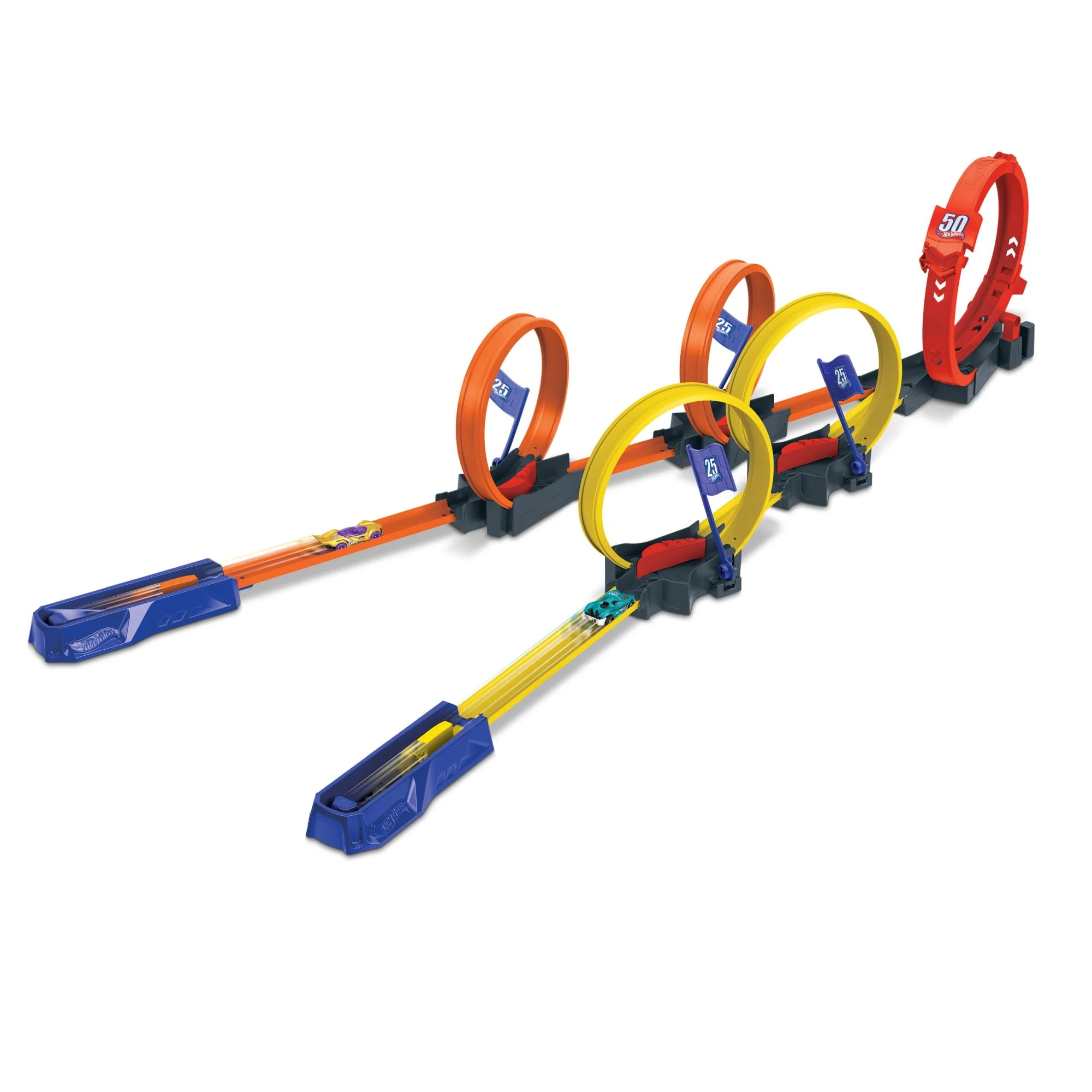Hot Wheels Πίστα Για Κόντρες Με Πολλαπλά Λουπ Με 1 Αυτοκινητάκι, Δώρο Για Παιδιά 4 Έως 10 Ετών - Image 6