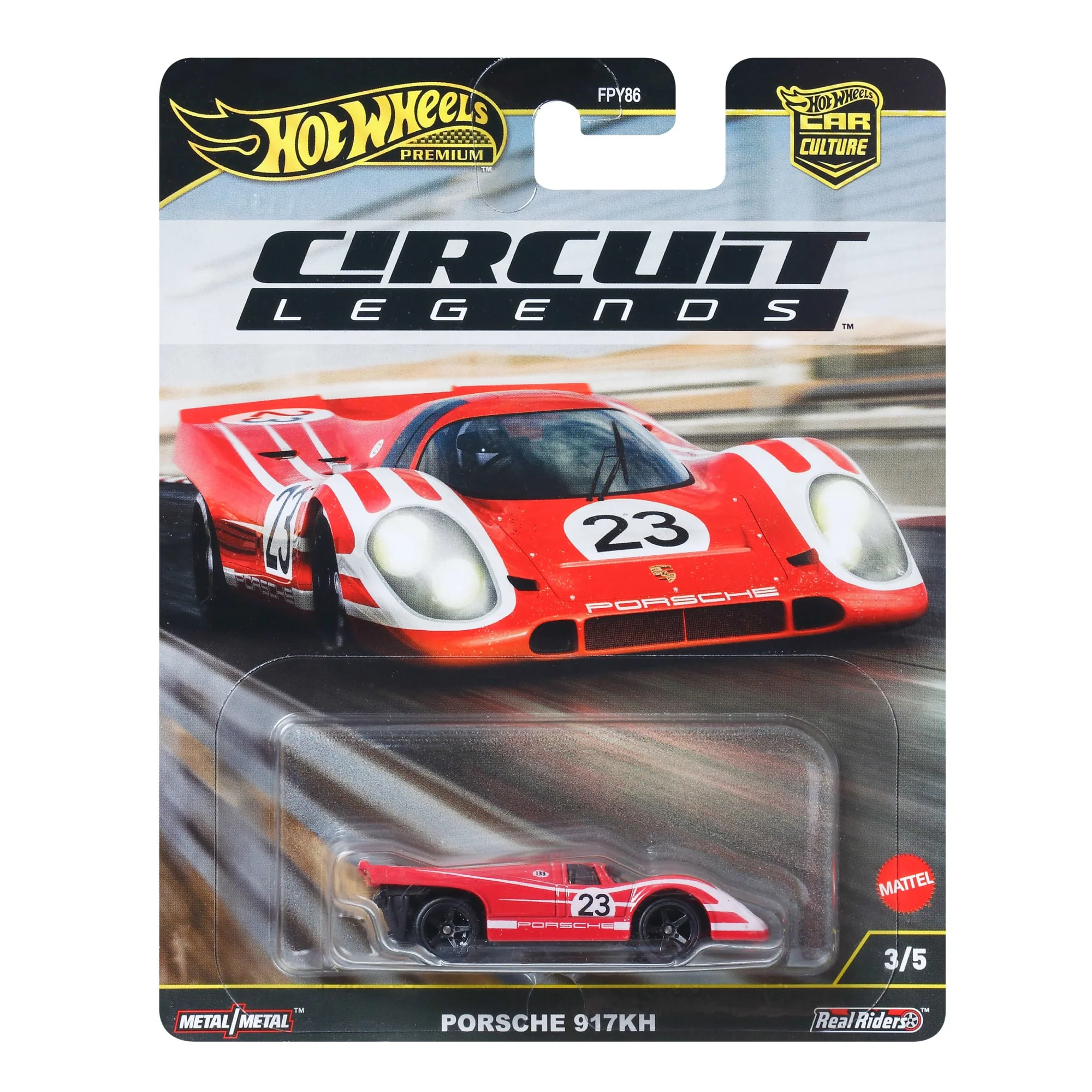 Hot Wheels Premium Car Culture Circuit Legends Porsche 917K Sammel-Spielzeugauto Im Maßstab 1:64 - Image 5