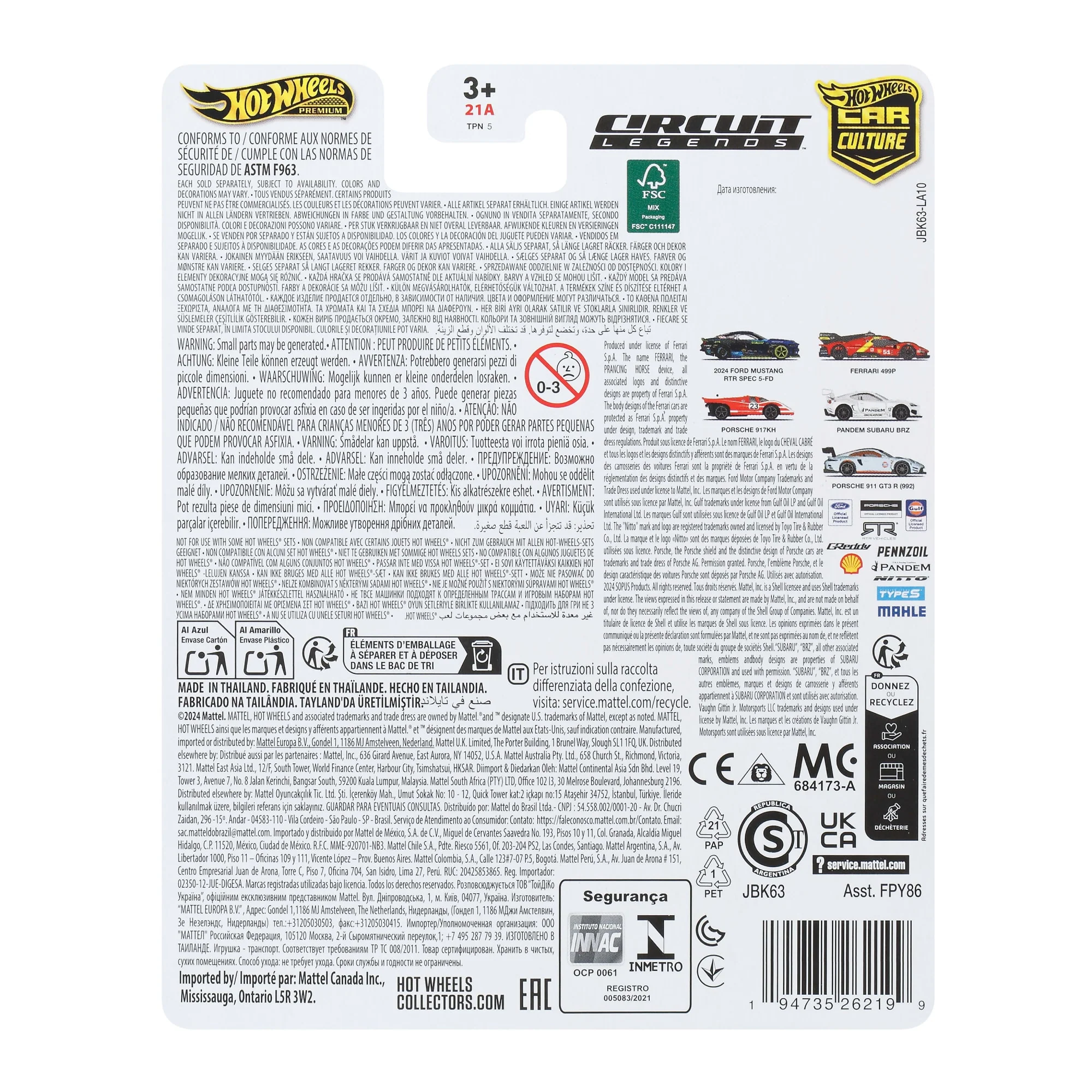 Hot Wheels Premium Car Culture Circuit Legends Porsche 917K Sammel-Spielzeugauto Im Maßstab 1:64 - Image 6