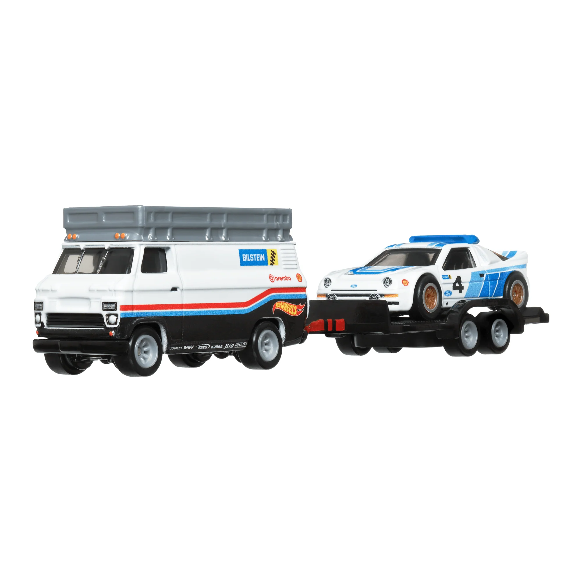 Hot Wheels Premium Collector Rally Legend Display Set, 3 Cars & 1 Transporter - Image 5