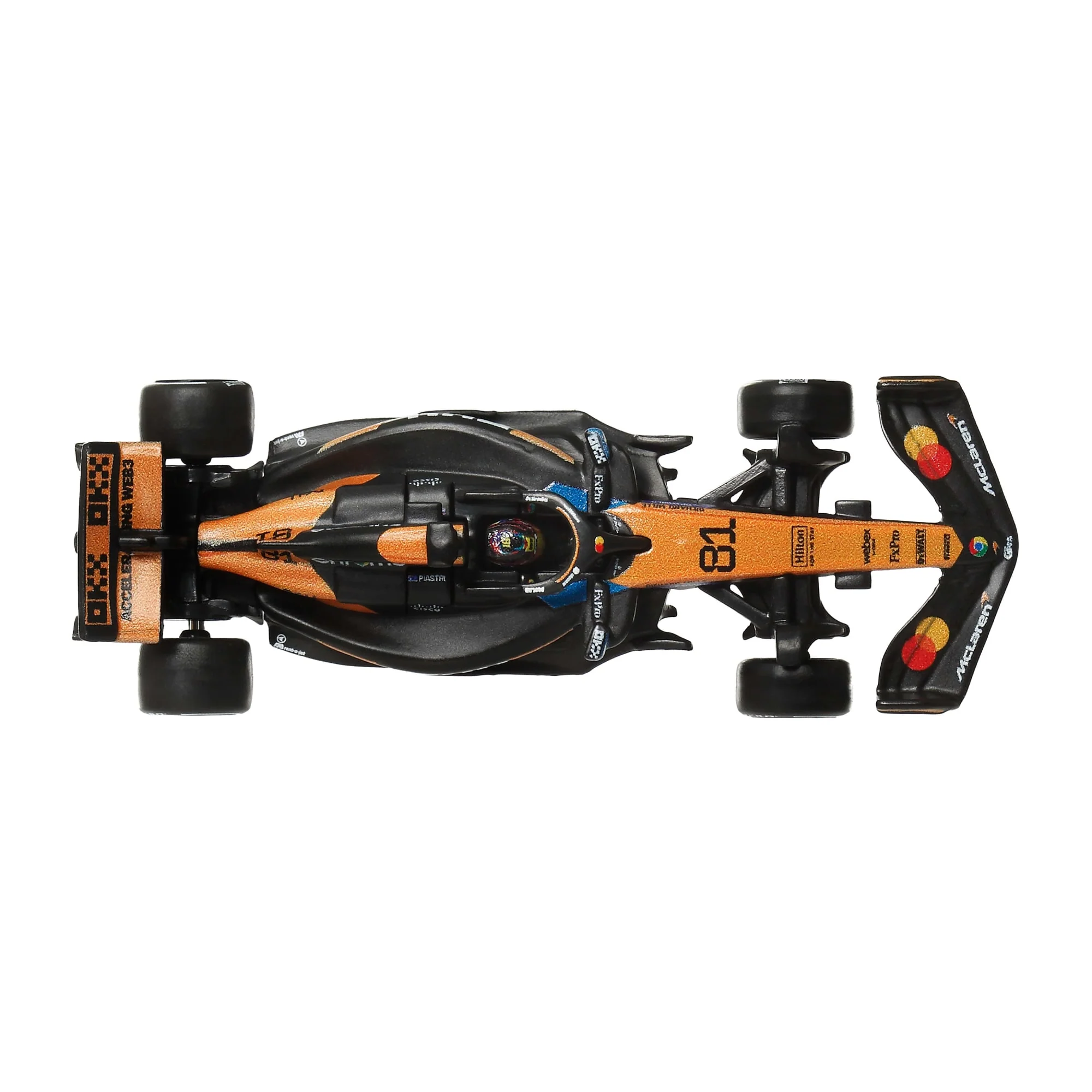 Hot Wheels Premium Formuła 1 Metalowy samochód bolid F1 w skali 1:64 McLaren – Oscar Piastri #81 Auto dla kolekcjonerów - Image 6