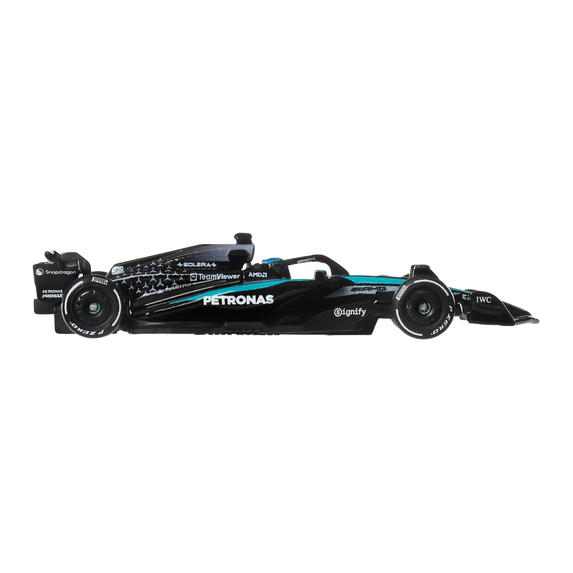 Hot Wheels Premium Formuła 1 Metalowy samochód bolid F1 w skali 1:64 Mercedes-Benz – George Russel #63 Auto dla kolekcjonerów - Image 3